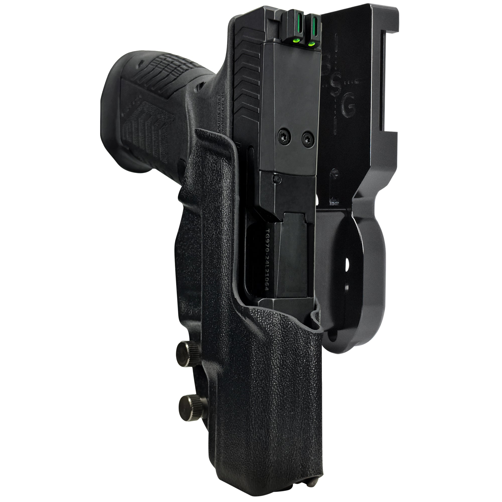 Derya DY9 Pro Heavy Duty Competition Holster in Black / Black