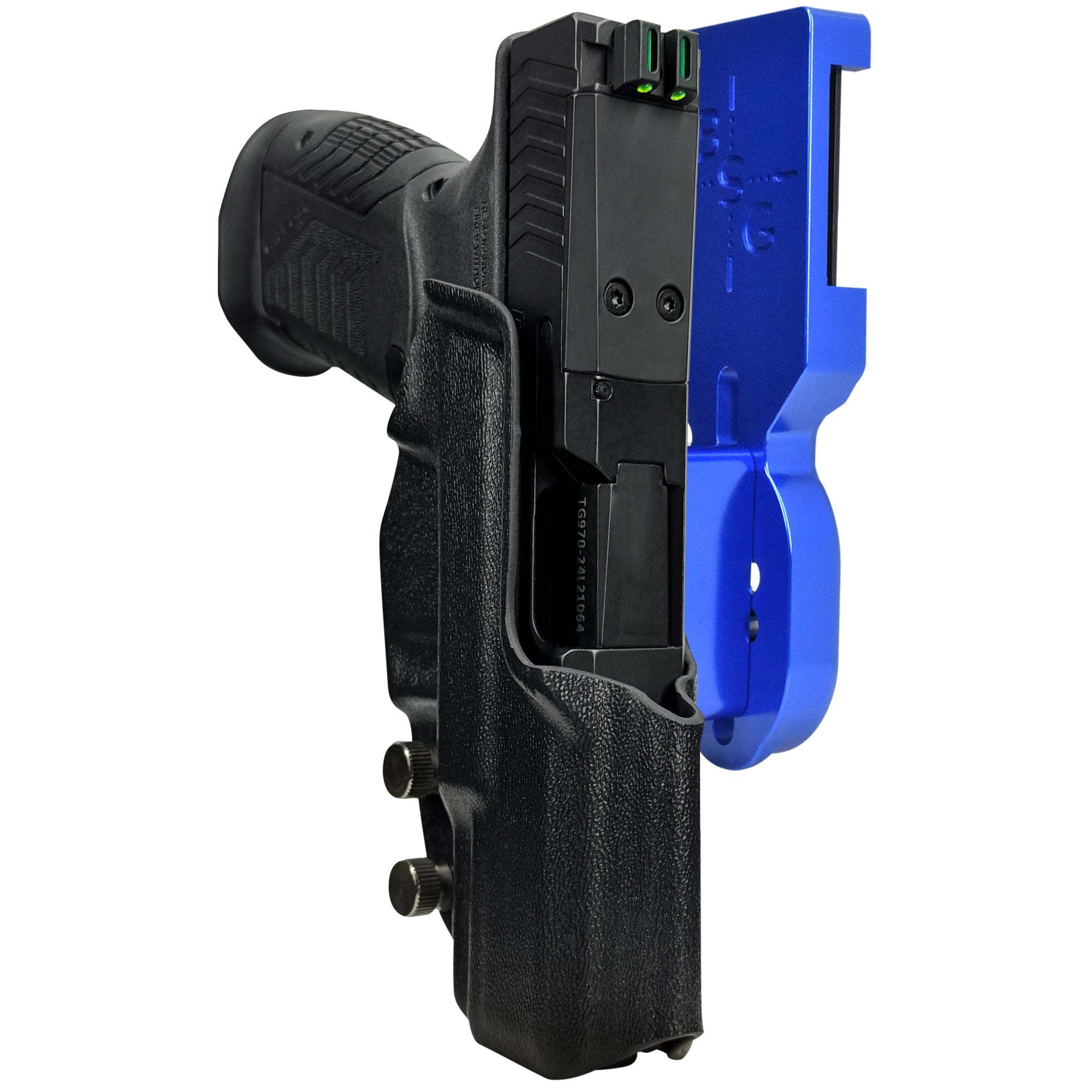 Derya DY9 Pro Heavy Duty Competition Holster in Blue / Black