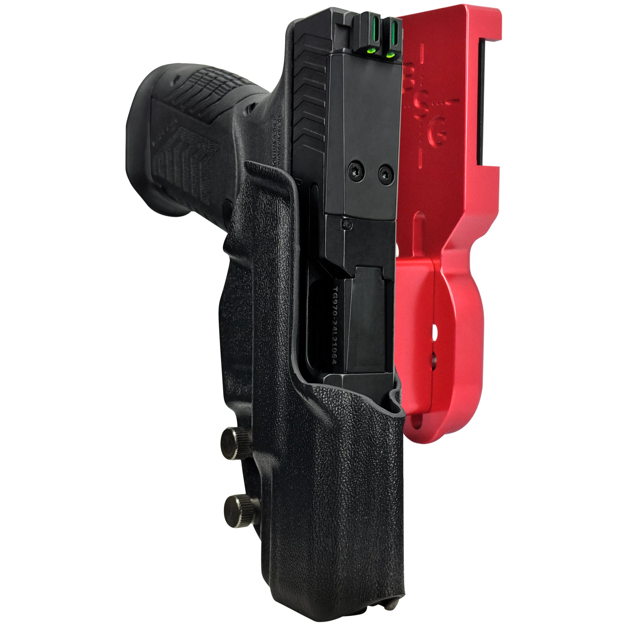 Derya DY9 Pro Heavy Duty Competition Holster in Red / Black