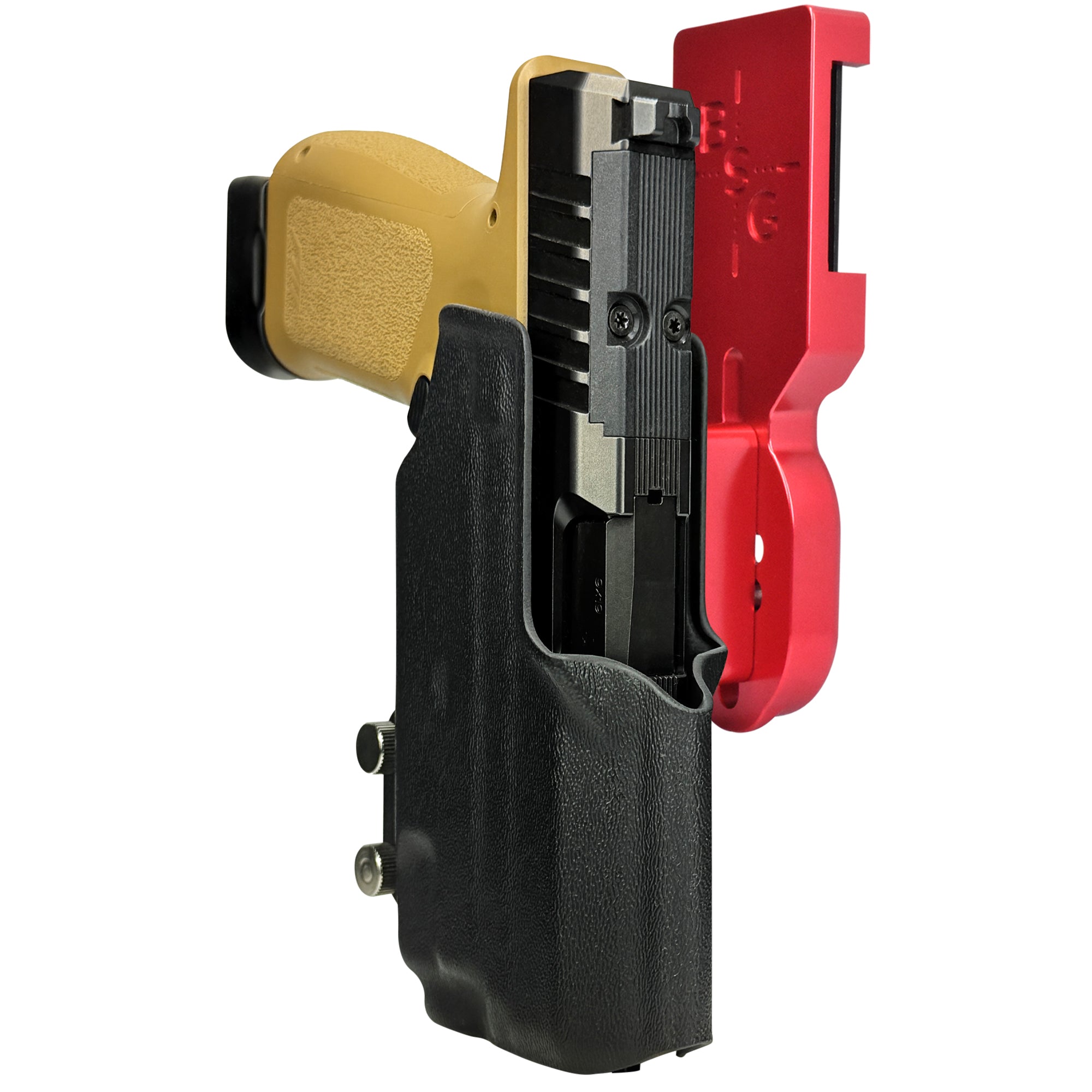 Rost Martin RM1C TLR7X Pro Heavy Duty Competition Holster in Red / Black