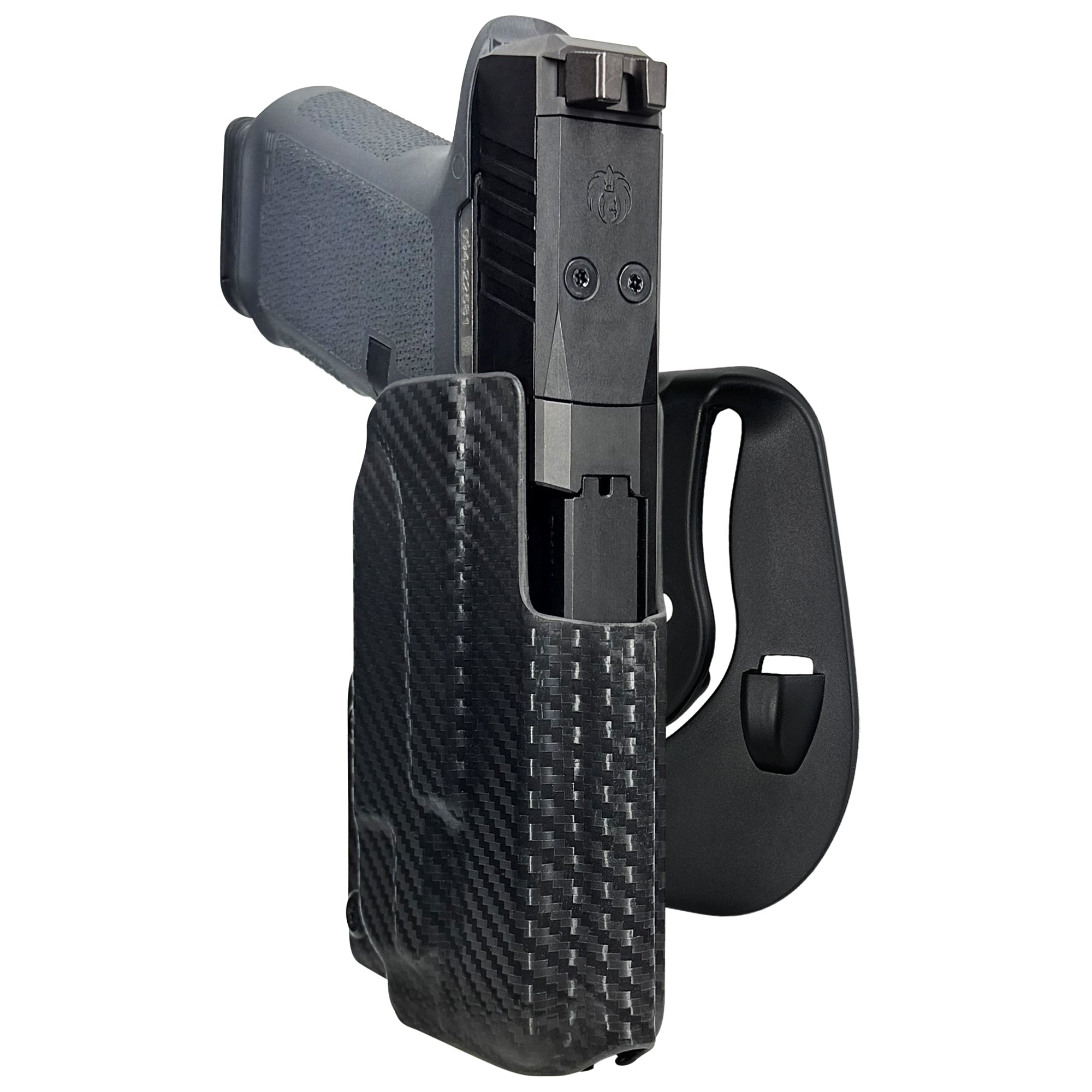 Ruger RXM TLR7X OWB Paddle Holster in Carbon Fiber