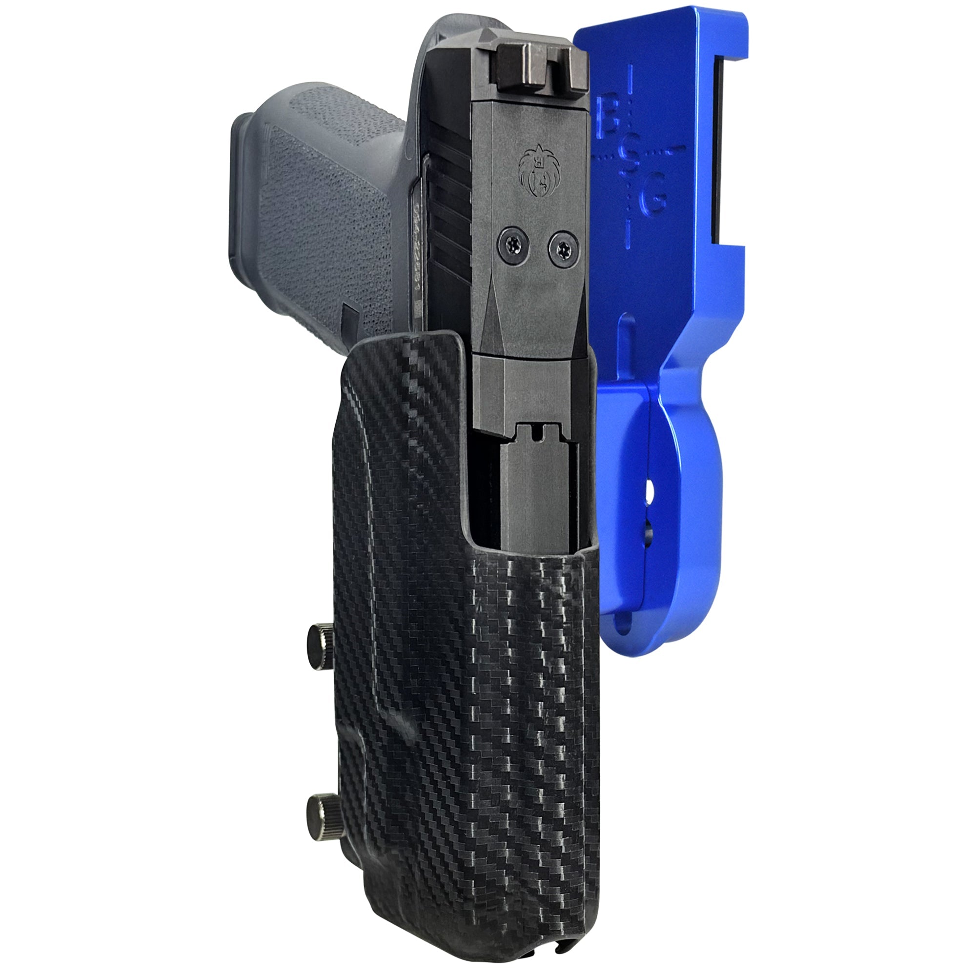 Ruger RXM TLR7X Pro Heavy Duty Competition Holster in Blue / Carbon Fiber