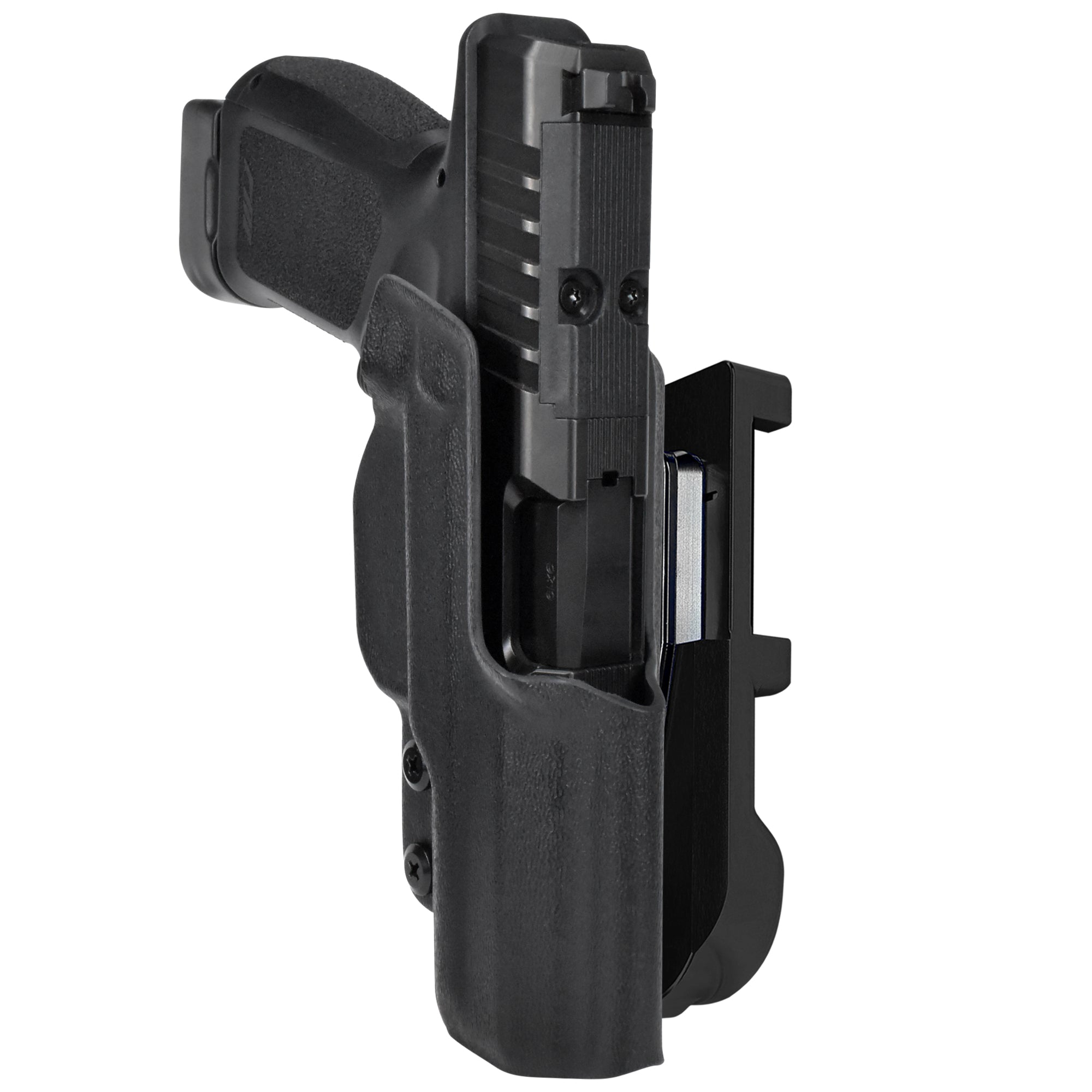 Rost Martin RM1C IDPA Quick Mount Holster with Black Belt Attachment, Black Holster Shell