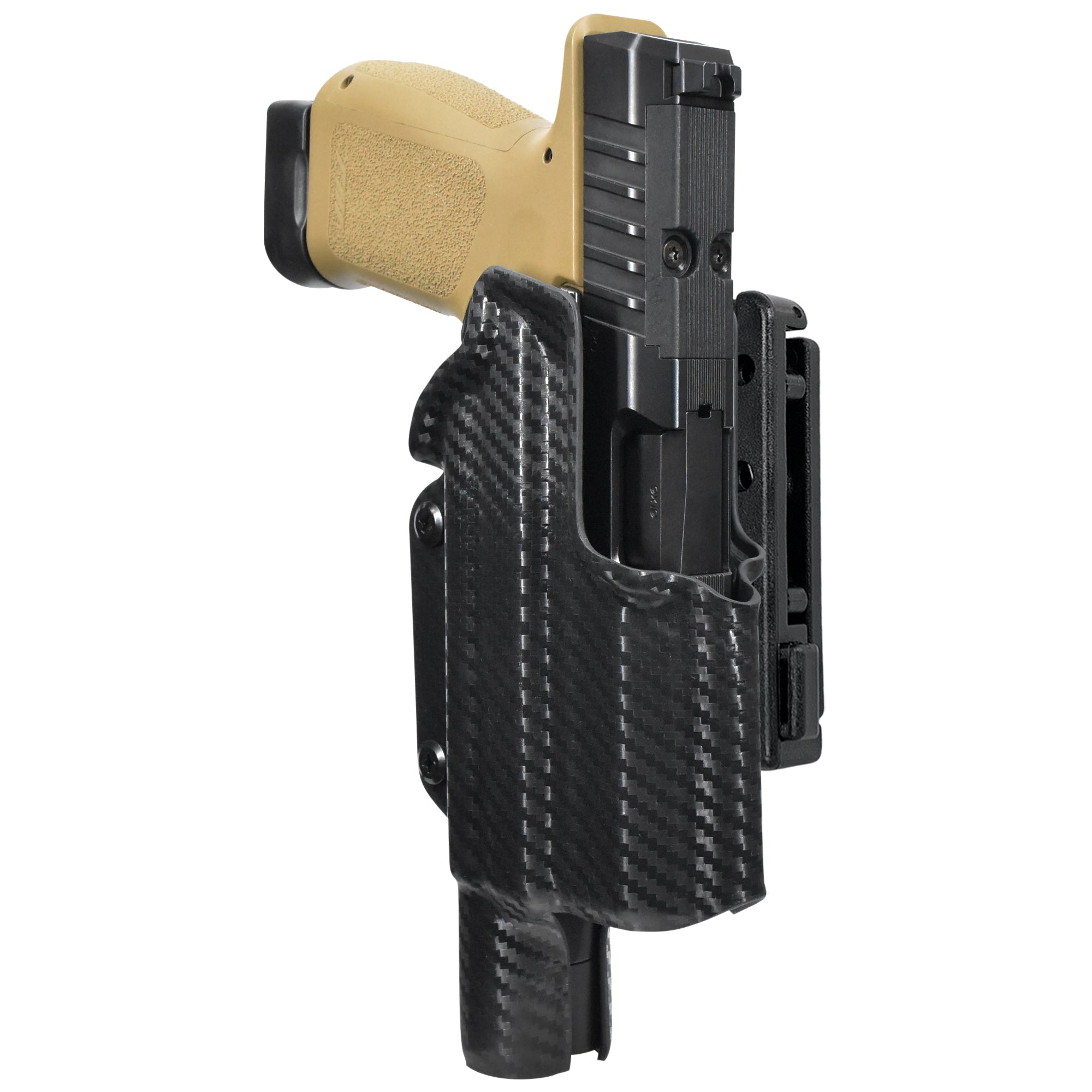 Rost Martin RM1C w/ SureFire X300U-A Pro IDPA Competition Holster in Carbon Fiber