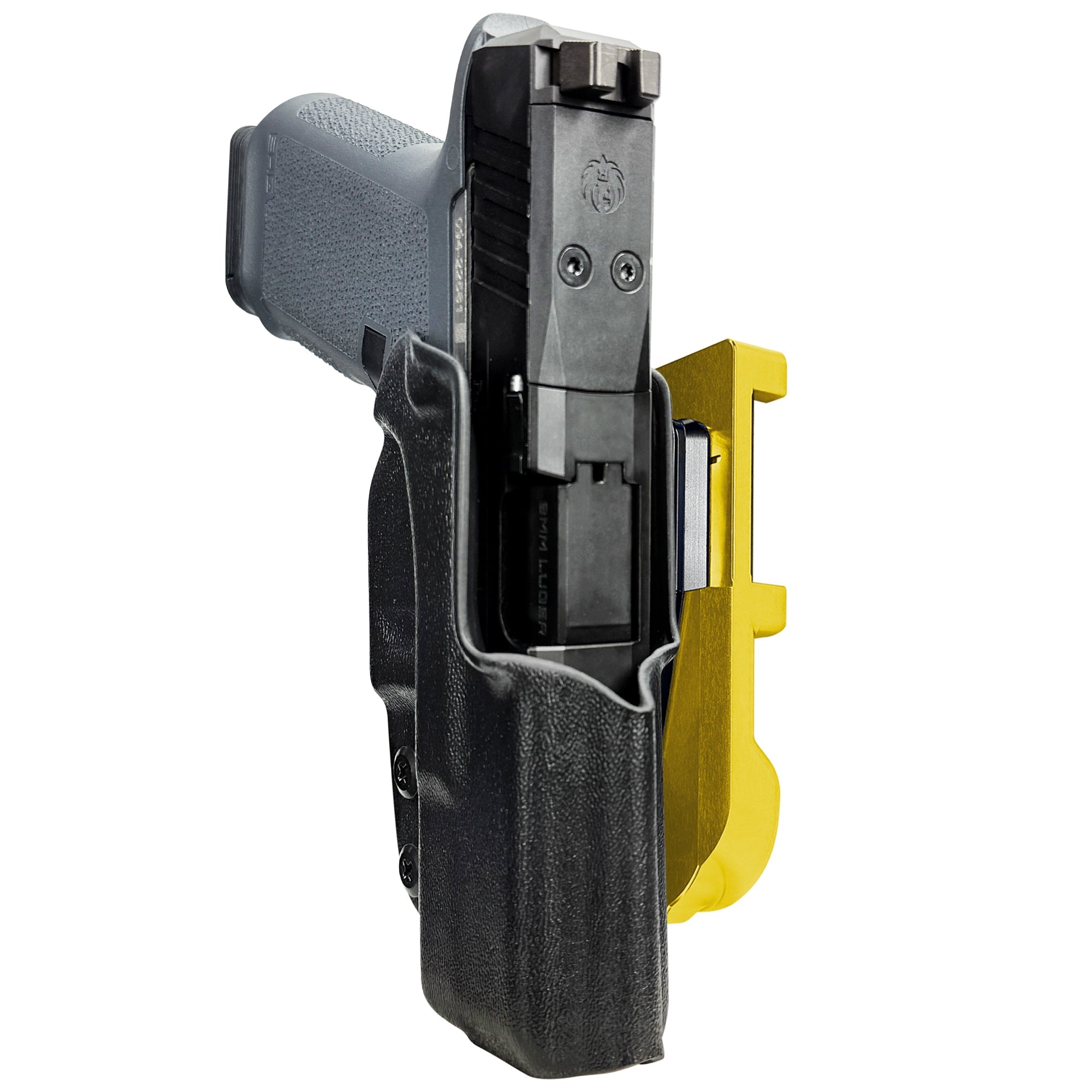 Ruger RXM IDPA Quick Mount Holster with 24K Gold Belt Attachment, Black Holster Shell