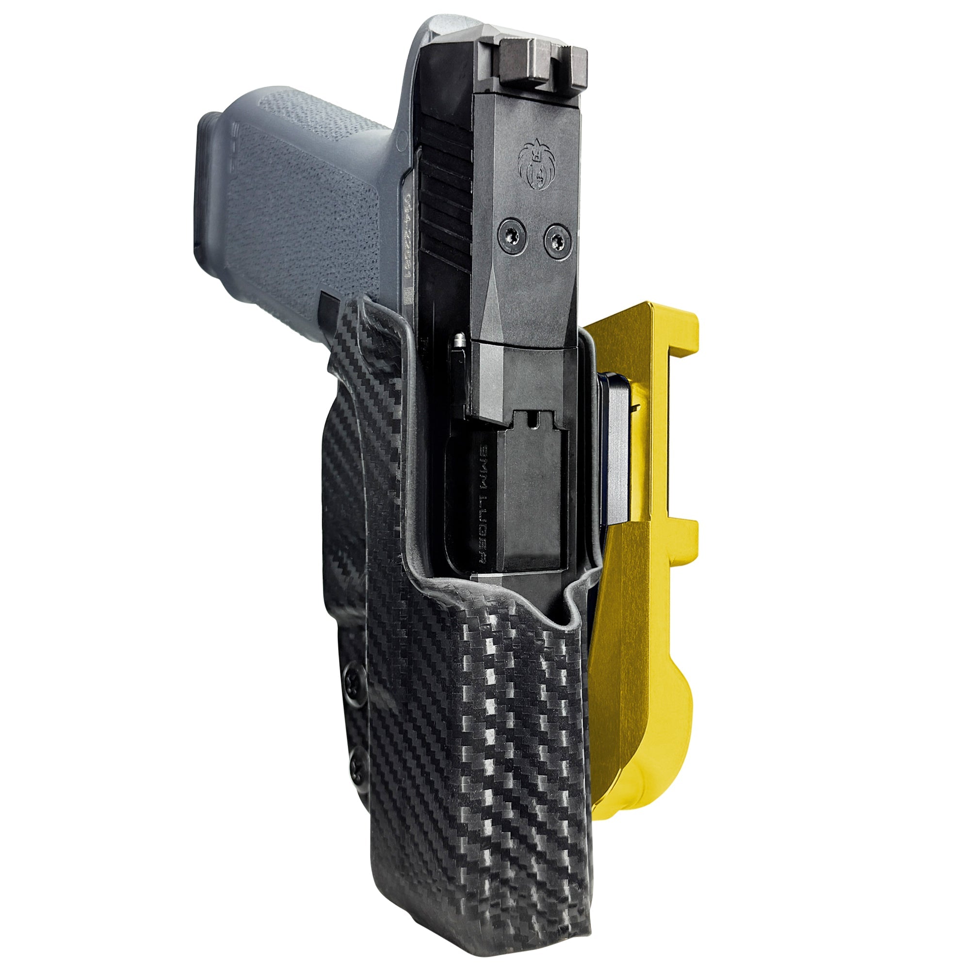 Ruger RXM IDPA Quick Mount Holster with 24K Gold Belt Attachment, Carbon Fiber Holster Shell
