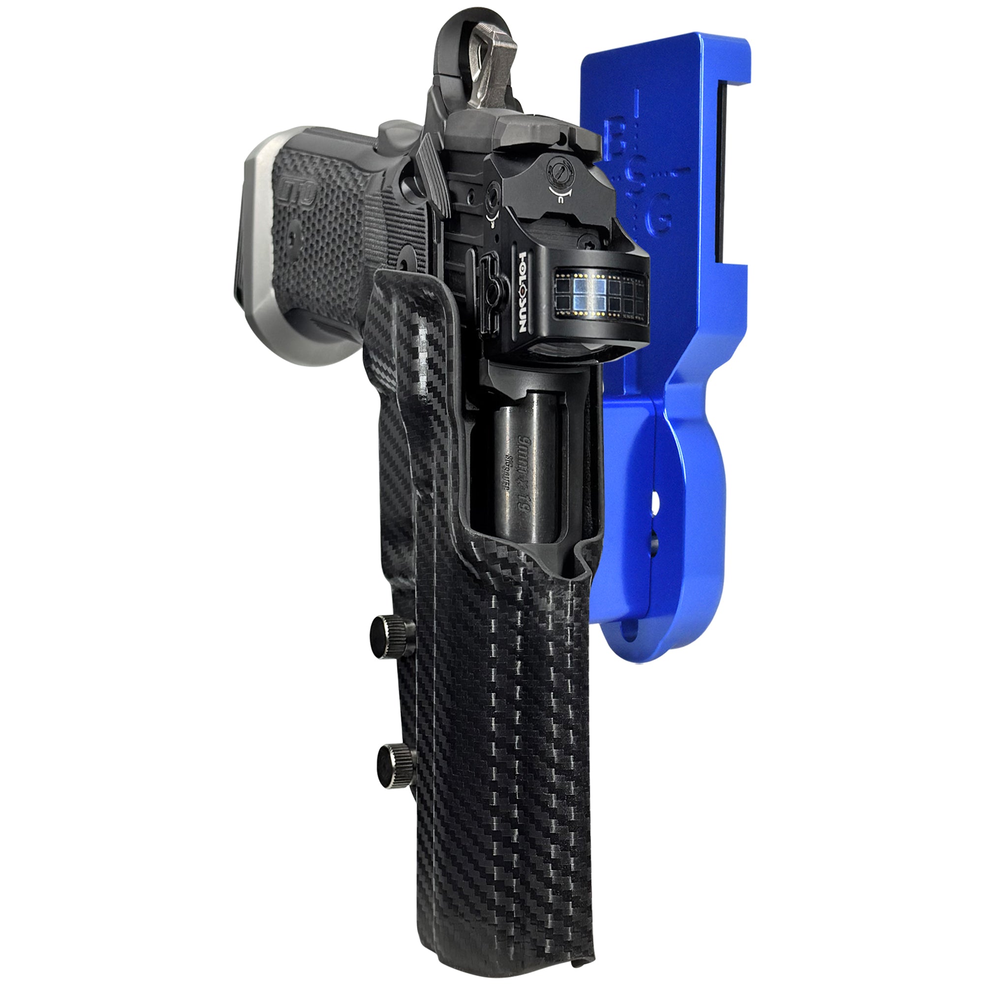 Sig Sauer P211-GTO Pro Heavy Duty Competition Holster in Blue / Carbon Fiber