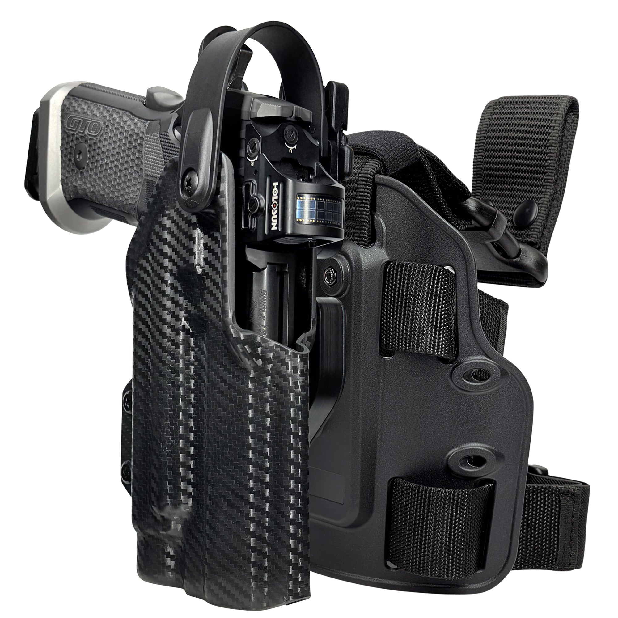 Sig Sauer P211 GTO w/ Streamlight TLR-1 HLX Level II Drop Leg Holster