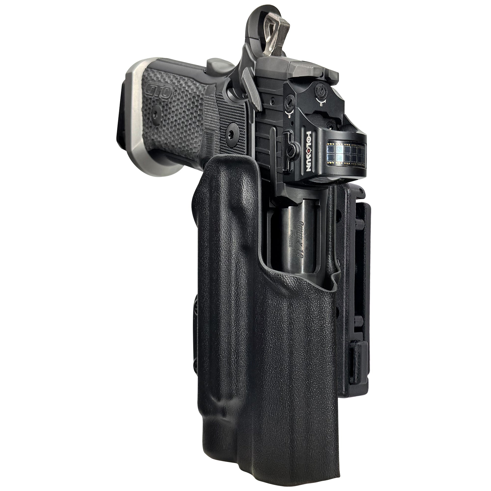 Sig P211-GTO w TLR1HLX Pro IDPA Competition Holster in Black