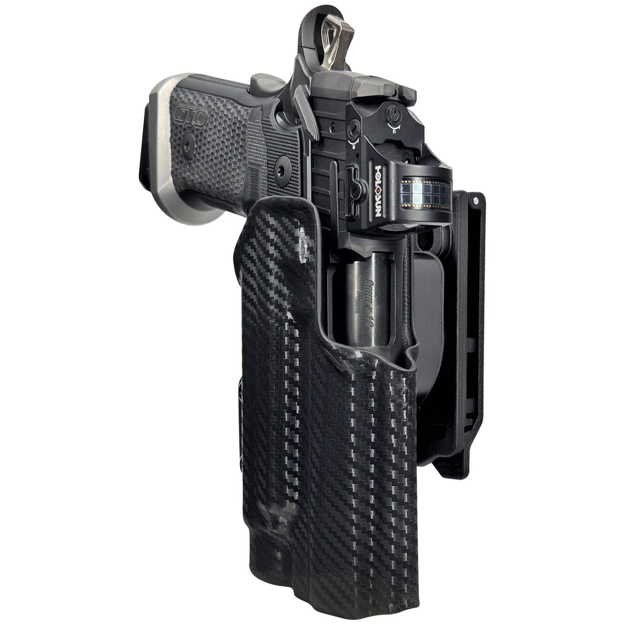 Sig P211-GTO w TLR1HLX Quick Release IDPA Holster in Carbon Fiber