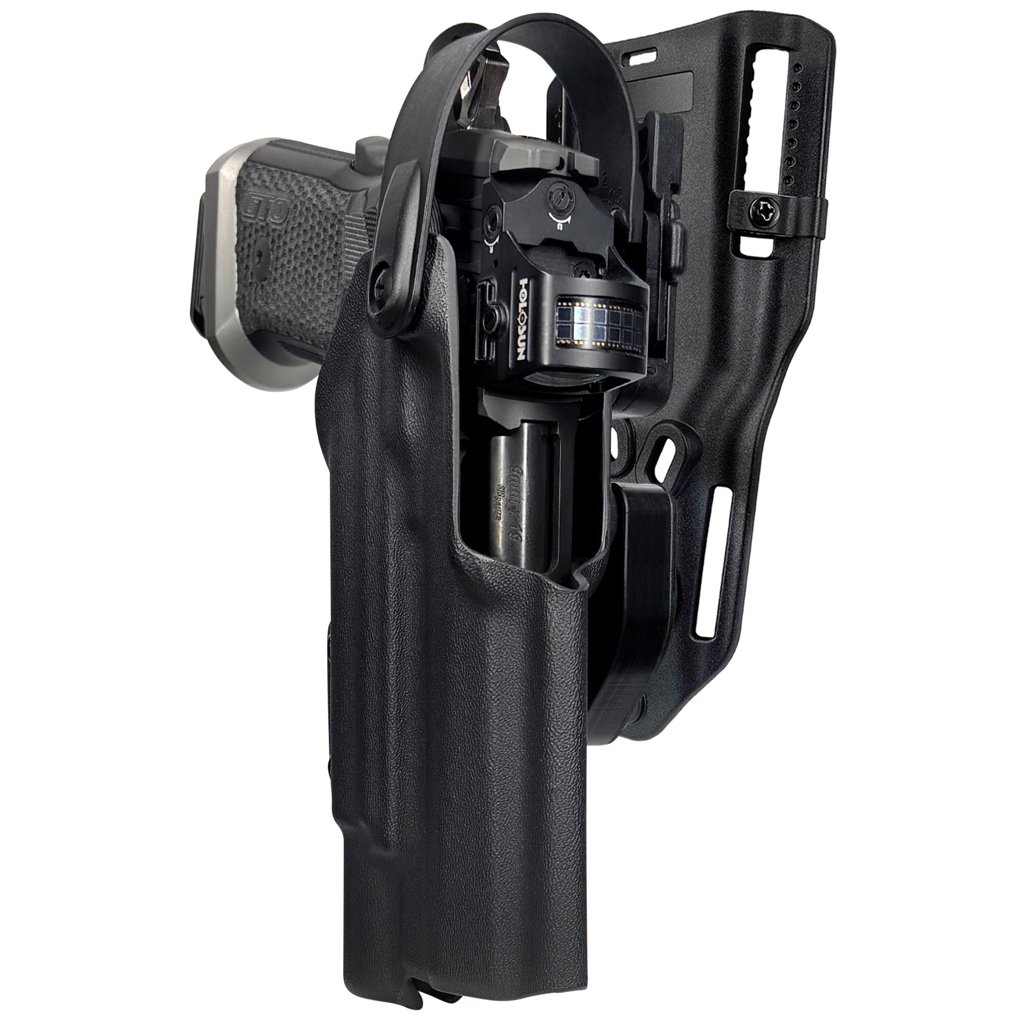 Level II Duty Drop and Offset Holster for Sig P211 w X300U-A in Black