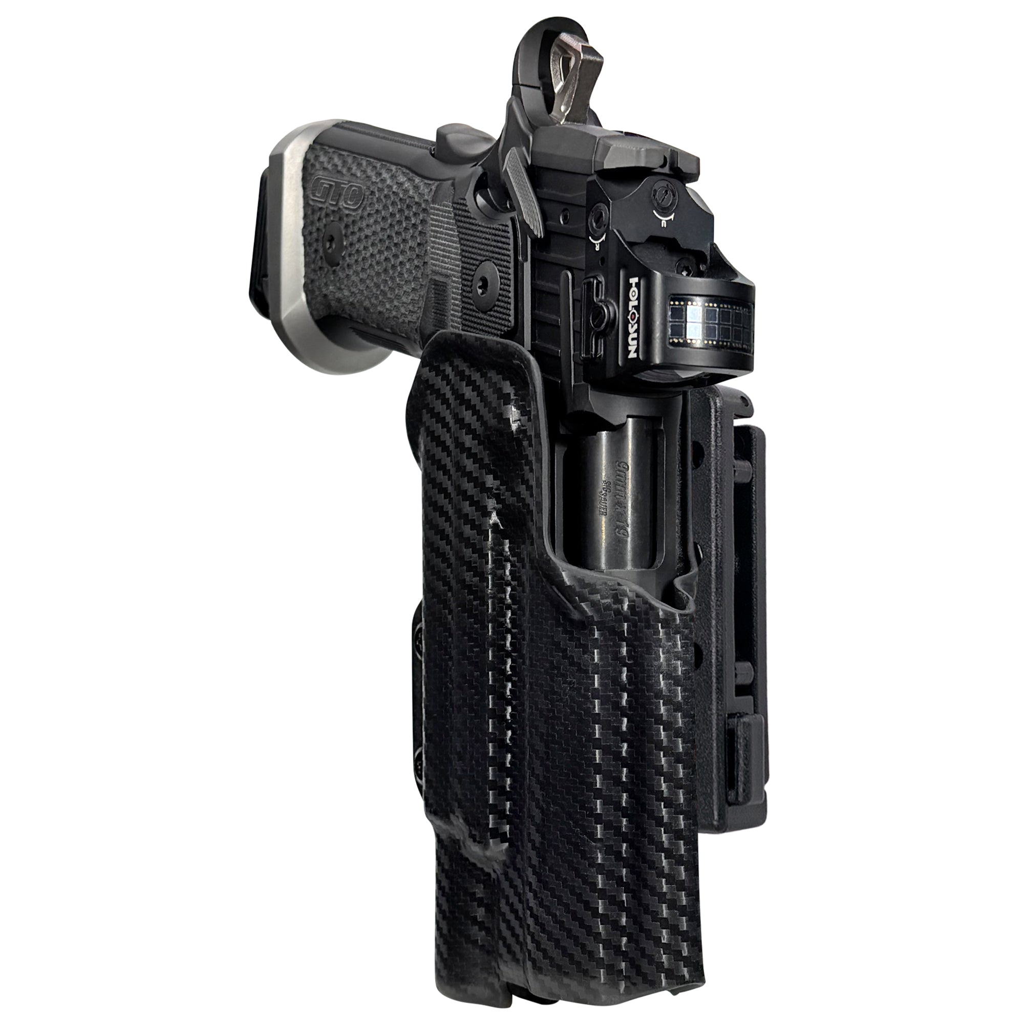 Sig P211 w X300U-A Pro IDPA Competition Holster in Carbon Fiber