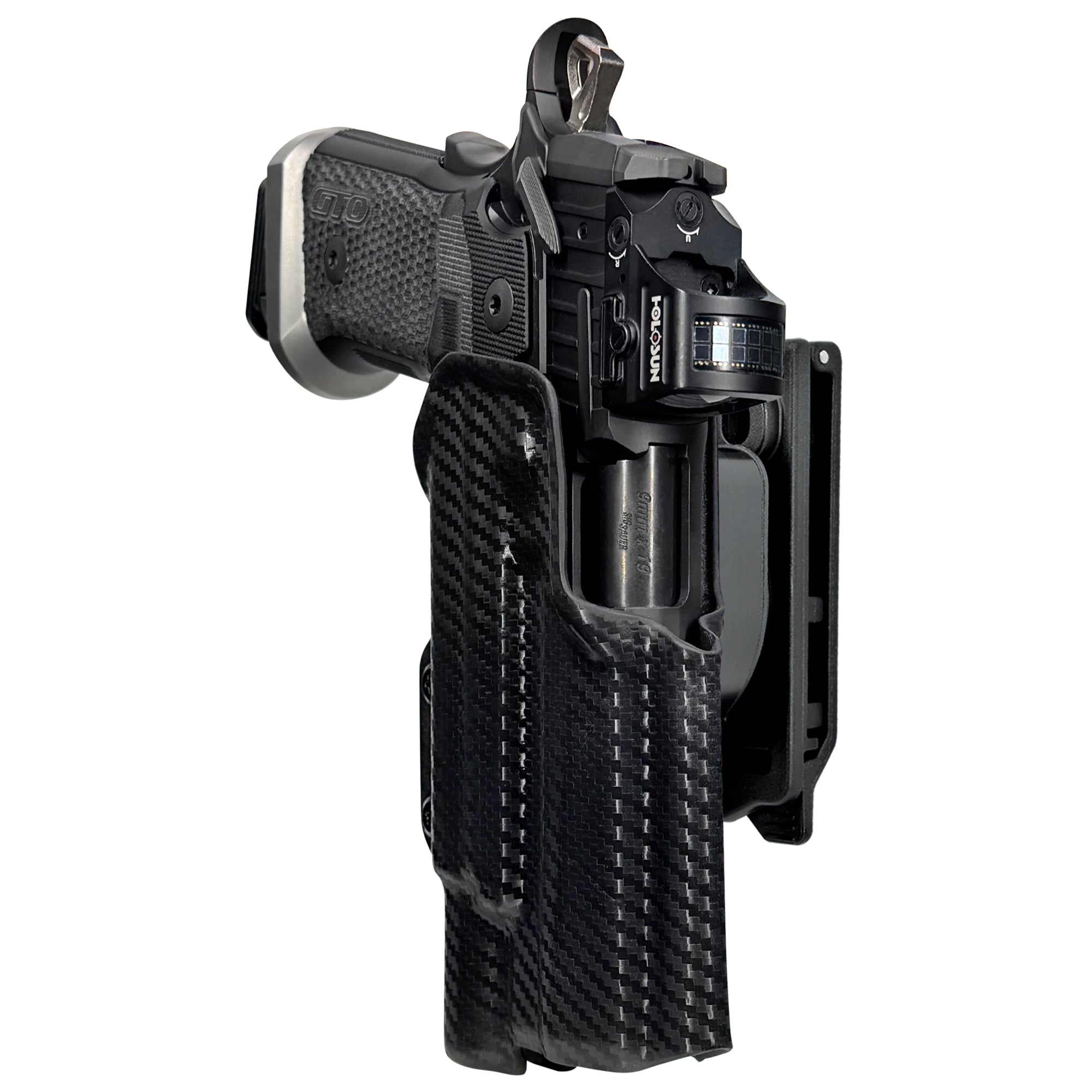 Sig P211 w X300U-A Quick Release IDPA Holster in Carbon Fiber