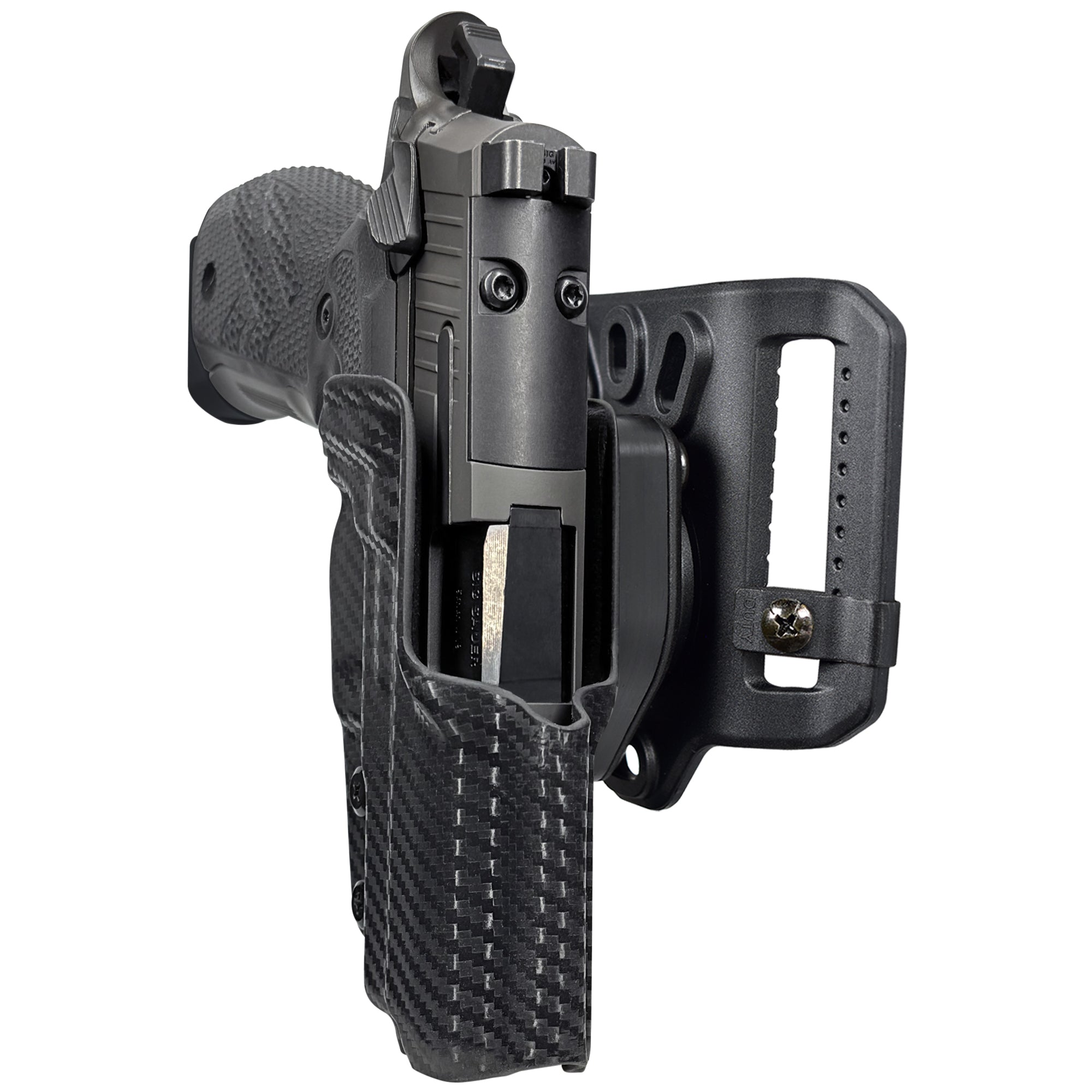 Sig P226 XCarry Legion Quick Release Belt Loop Holster in Carbon Fiber