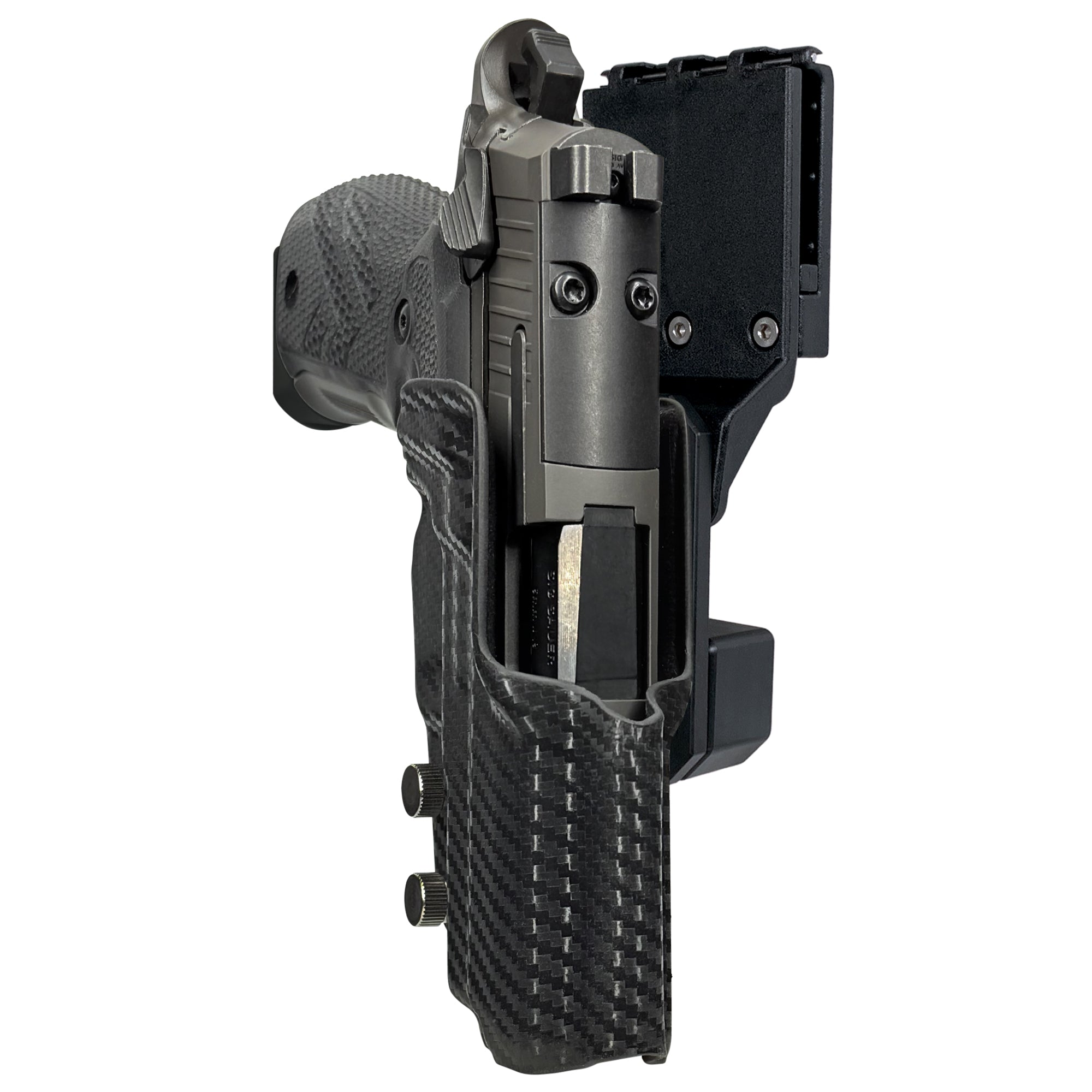 Sig P226 XCarry Legion Pro Competition Holster in Carbon Fiber