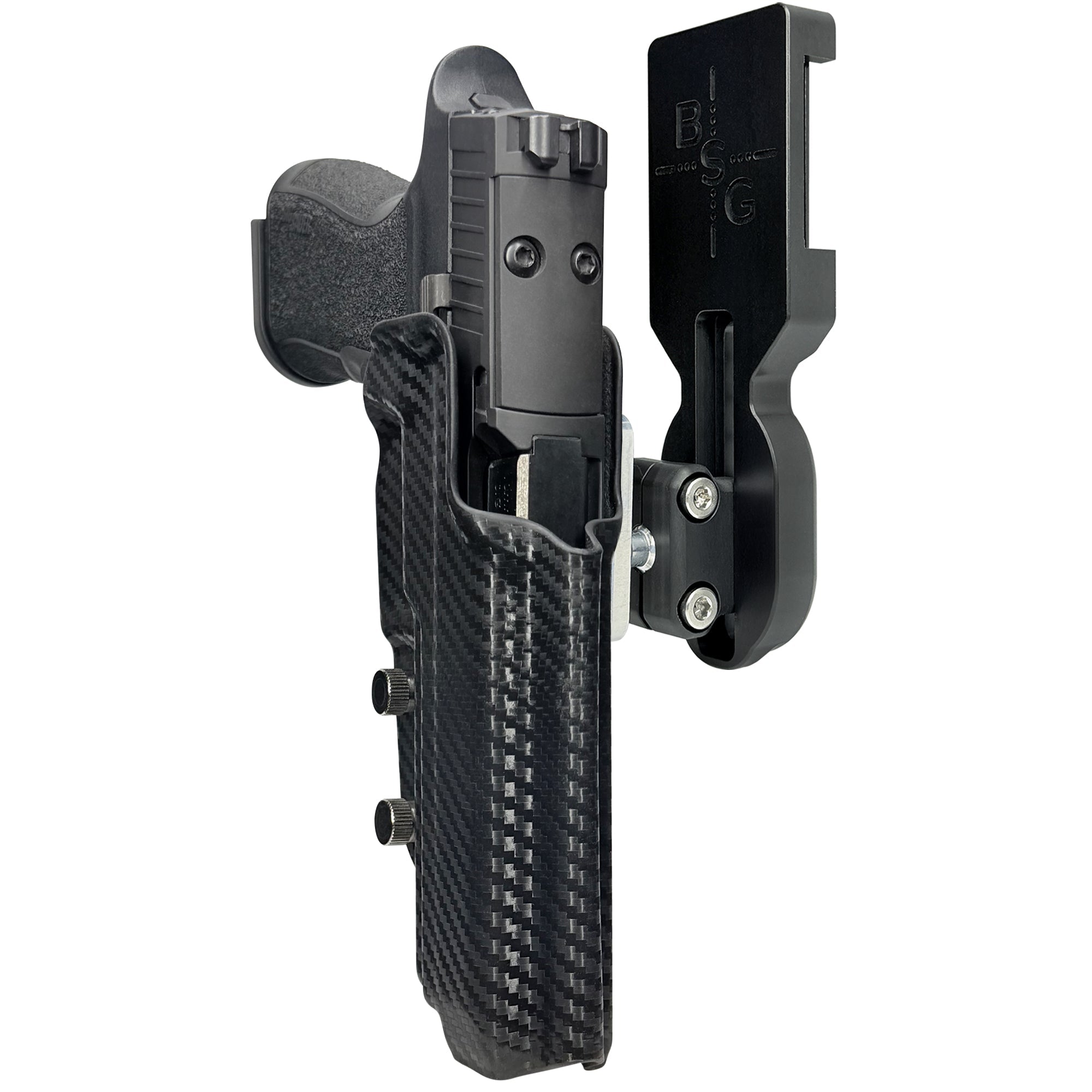 Sig P320 XTEN Pro Ball Joint Competition Holster in Carbon Fiber