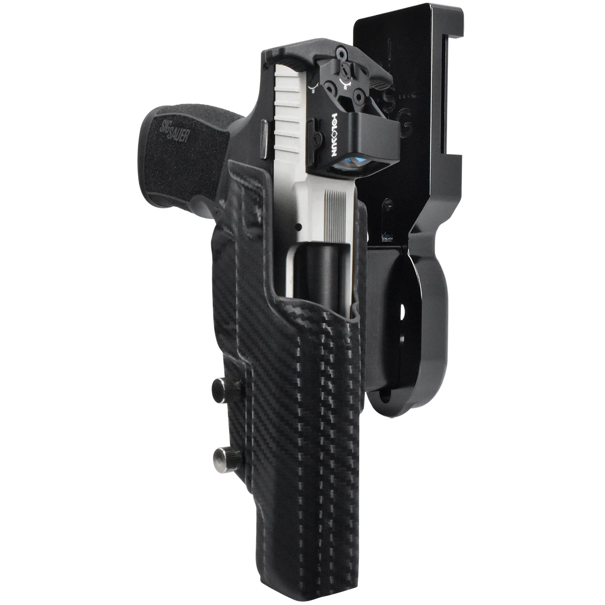 Sig Sauer P322-COMP Pro Heavy Duty Competition Holster in Black / Carbon Fiber