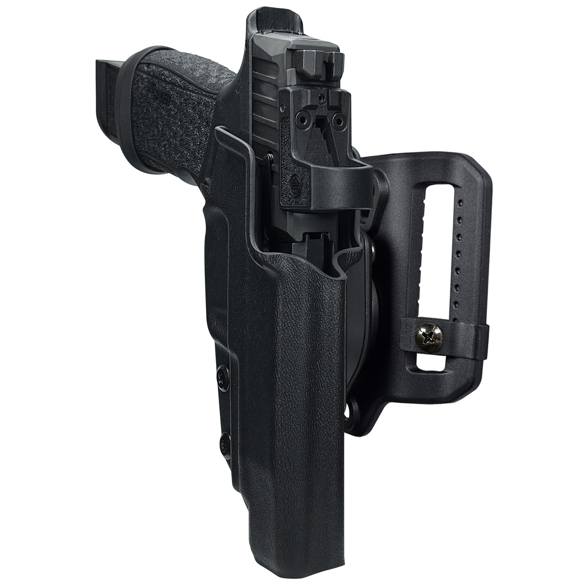 Sig P365 Fuse w/ Thumb Rest Quick Release Belt Loop Holster in Black