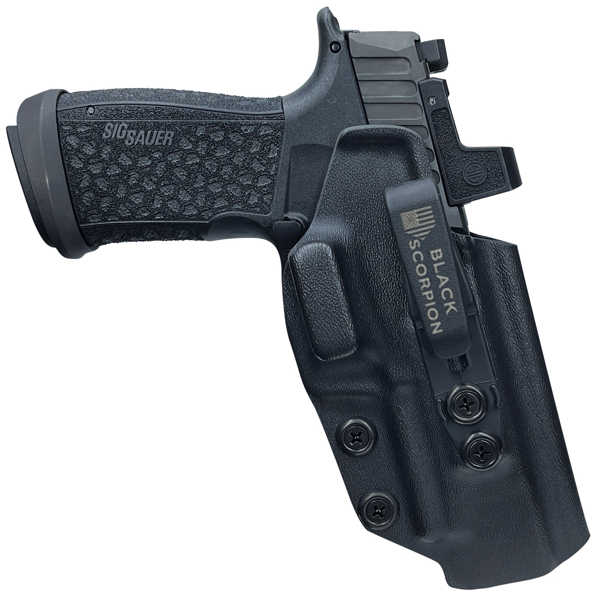 Sig Sauer P365 Fuse Holster IWB Belt Wing Tuckable in Black - Front