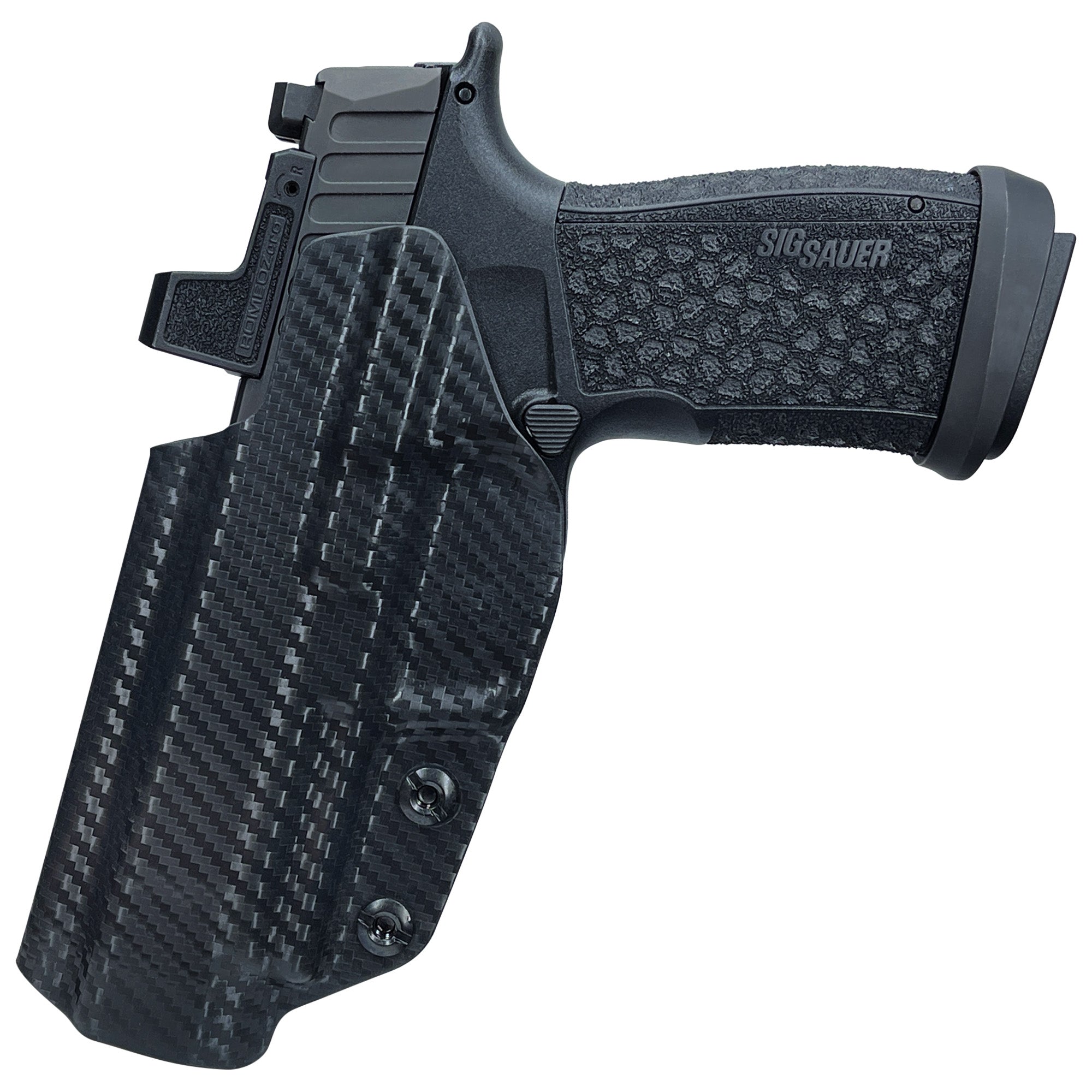 Sig Sauer P365 Fuse Holster IWB Belt Wing Tuckable in Carbon Fiber - Rear