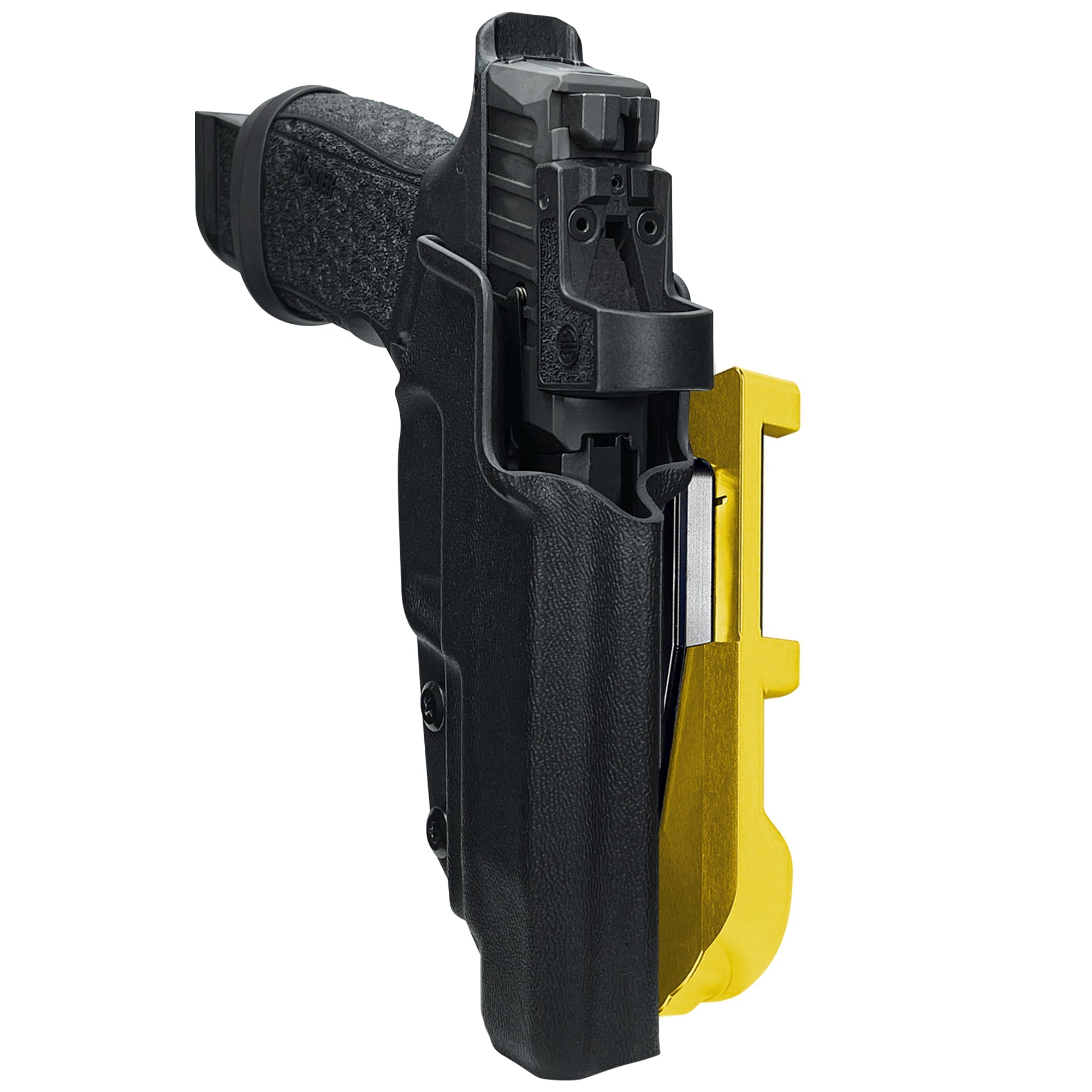 Sig Sauer P365 FUSE IDPA Quick Mount Holster with 24K Gold Belt Attachment, Black Holster Shell