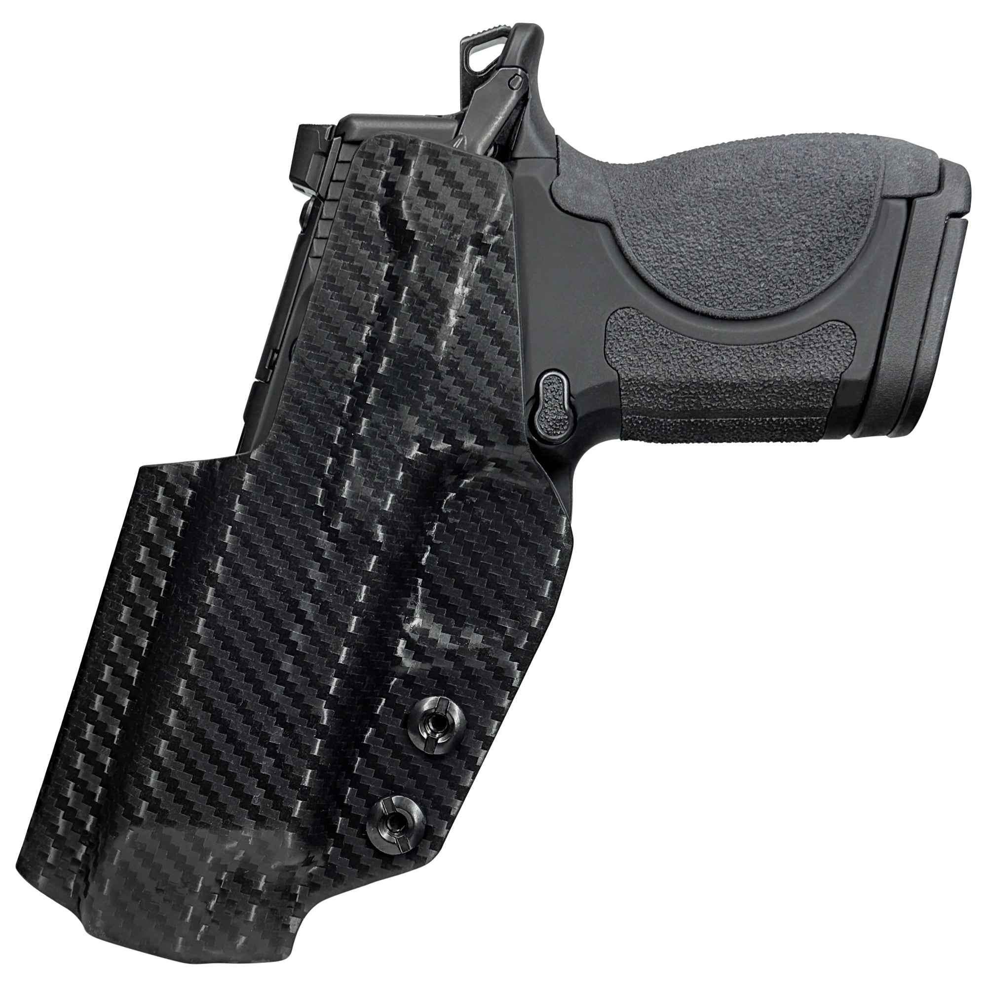 S&W CSX E-Series 3.6in Inside the Waistband Holster in Carbon Fiber - Rear