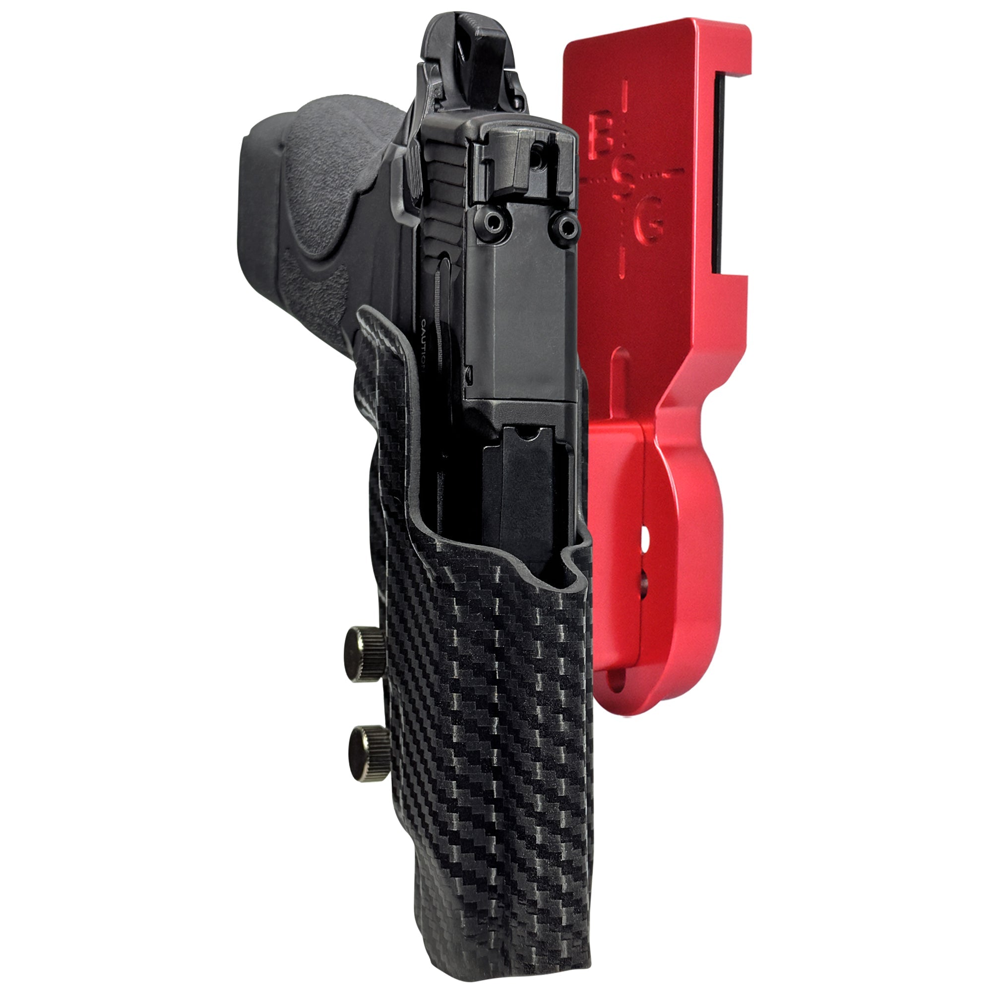 S&W CSX E-Series 3.6in Pro Heavy Duty Competition Holster in Red / Carbon Fiber
