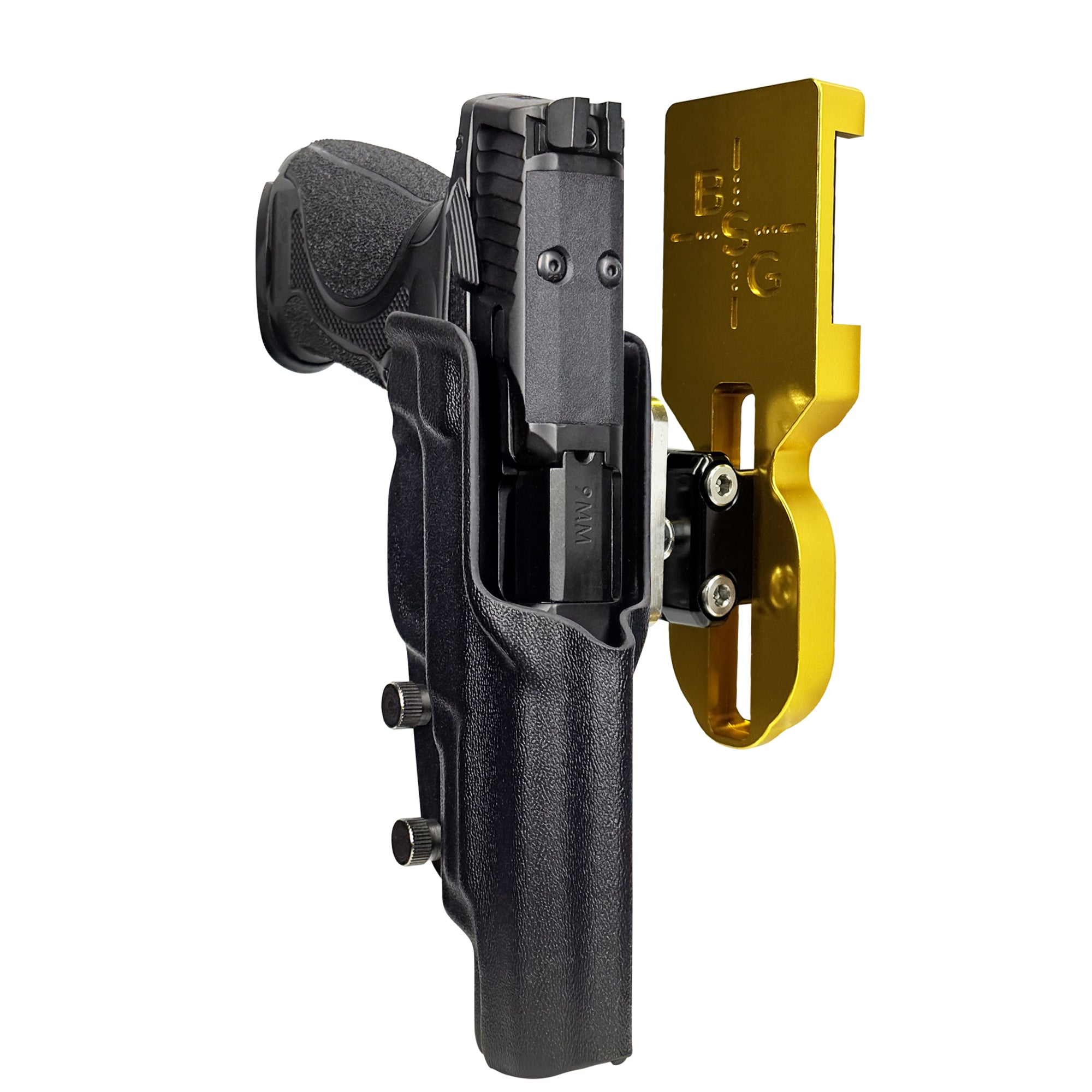 Smith & Wesson M&P9 M2.0 Metal HD 24K Gold Pro Ball Joint Competition Holster
