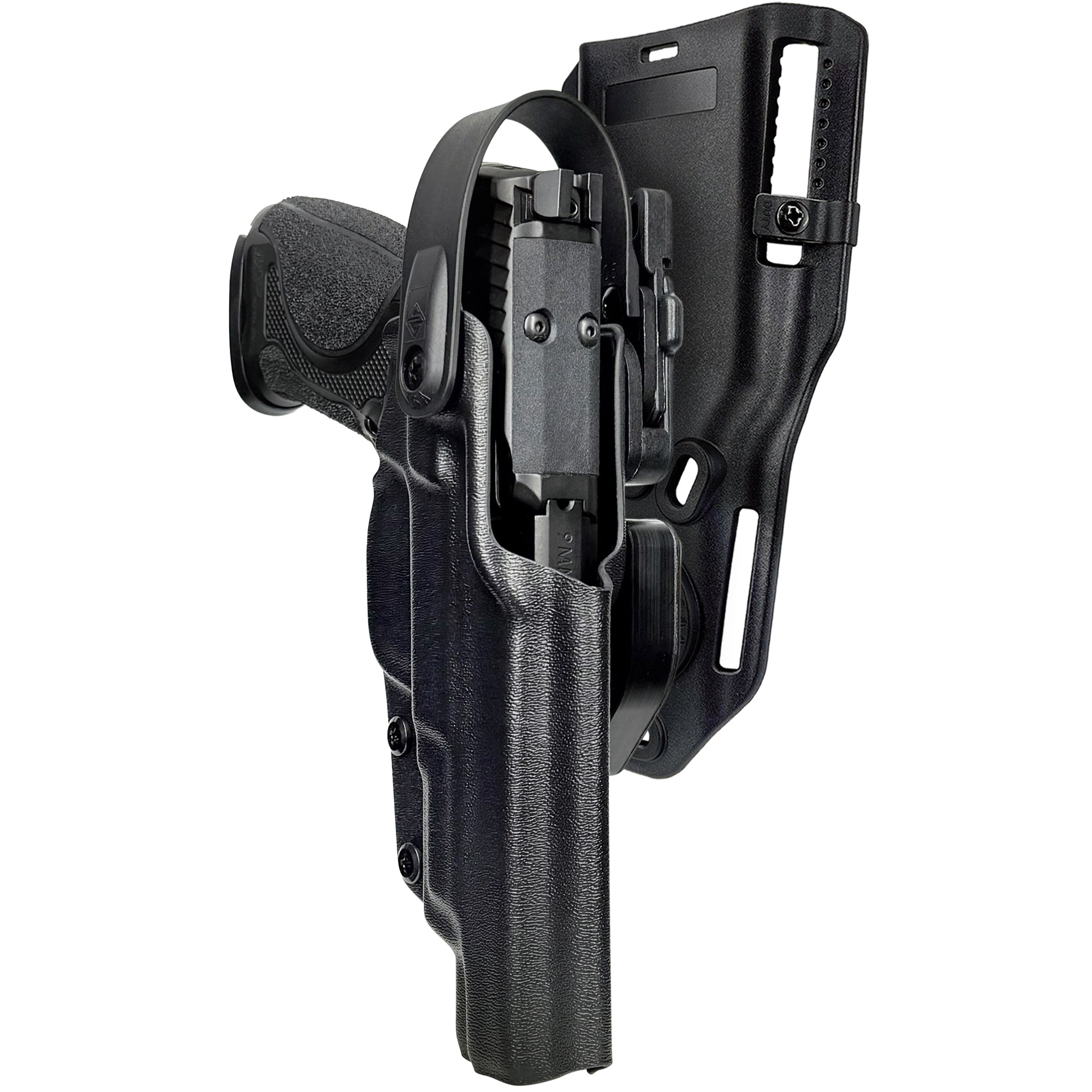 Level II Duty Drop and Offset Holster for BLANK in Black