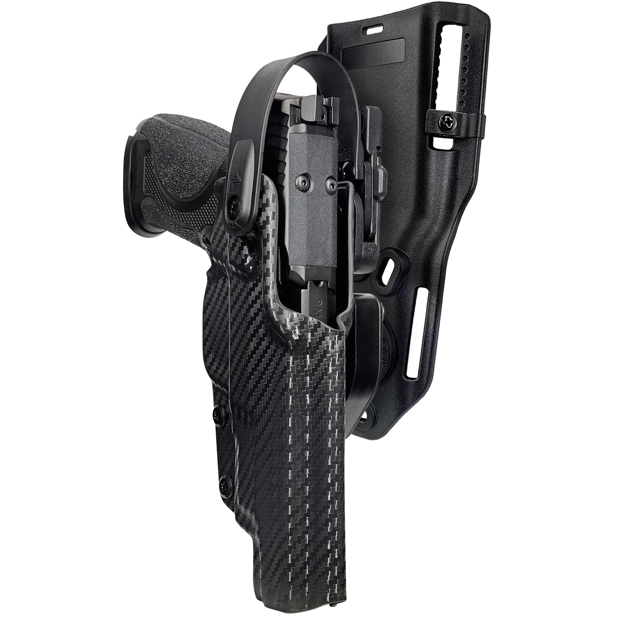 Level II Duty Drop and Offset Holster for BLANK in Carbon Fiber