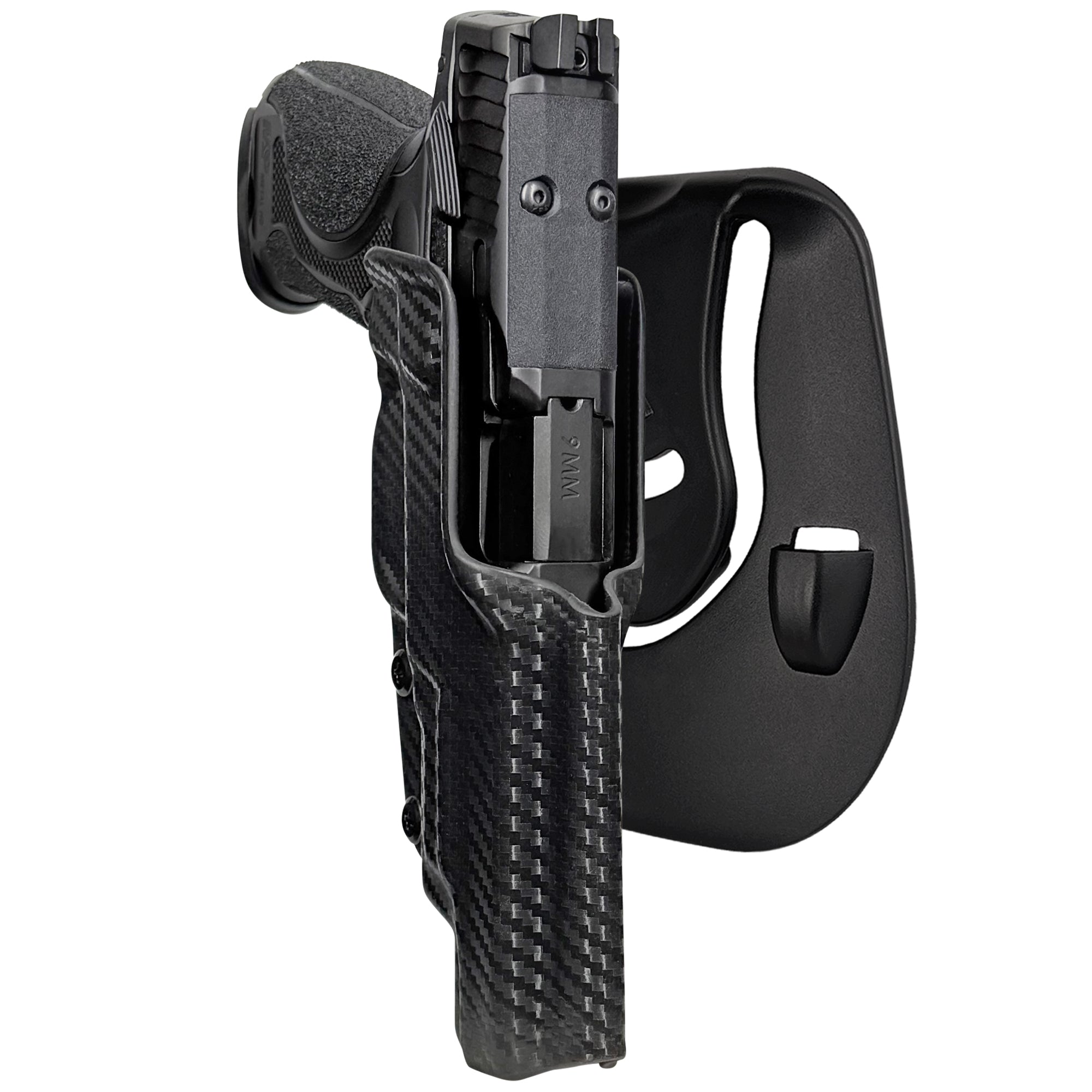 S&W M&P9 M2.0 Metal HD OWB Paddle Holster in Carbon Fiber