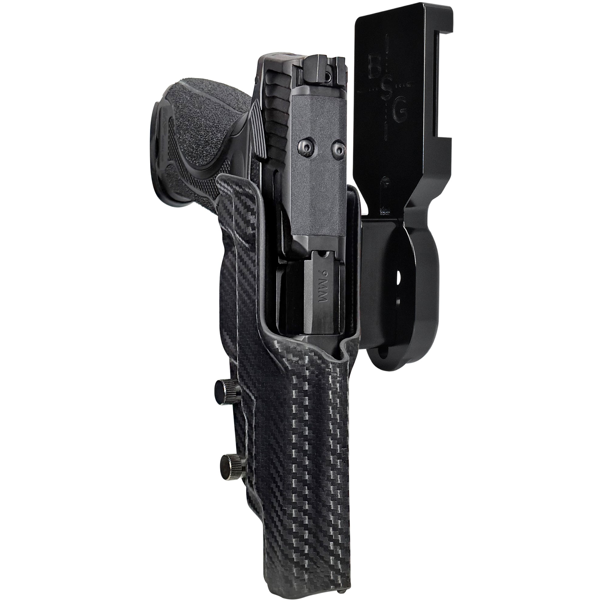 S&W M&P9 M2.0 Metal HD Pro Heavy Duty Competition Holster in Black / Carbon Fiber