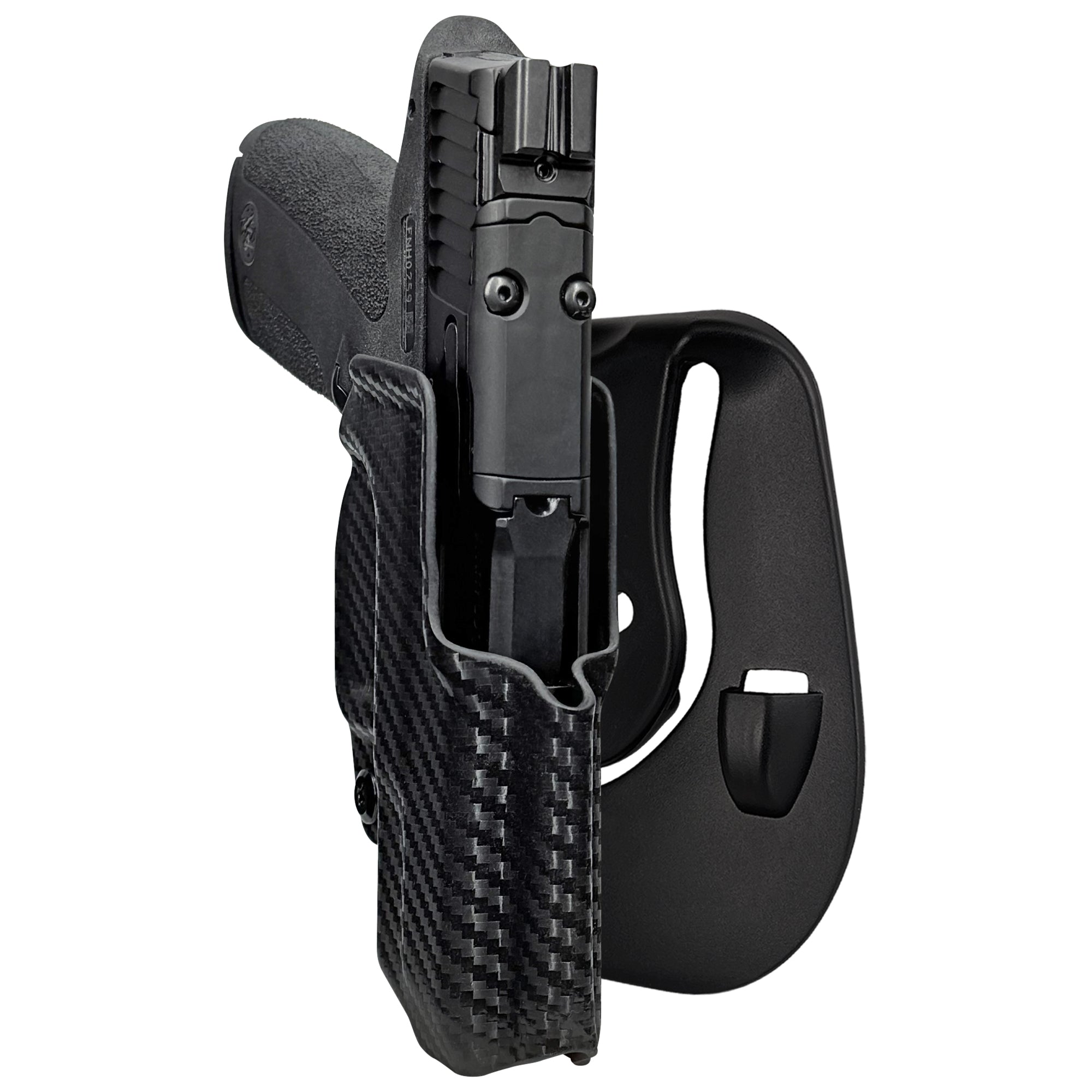 S&W M&P Shield X OWB Paddle Holster in Carbon Fiber