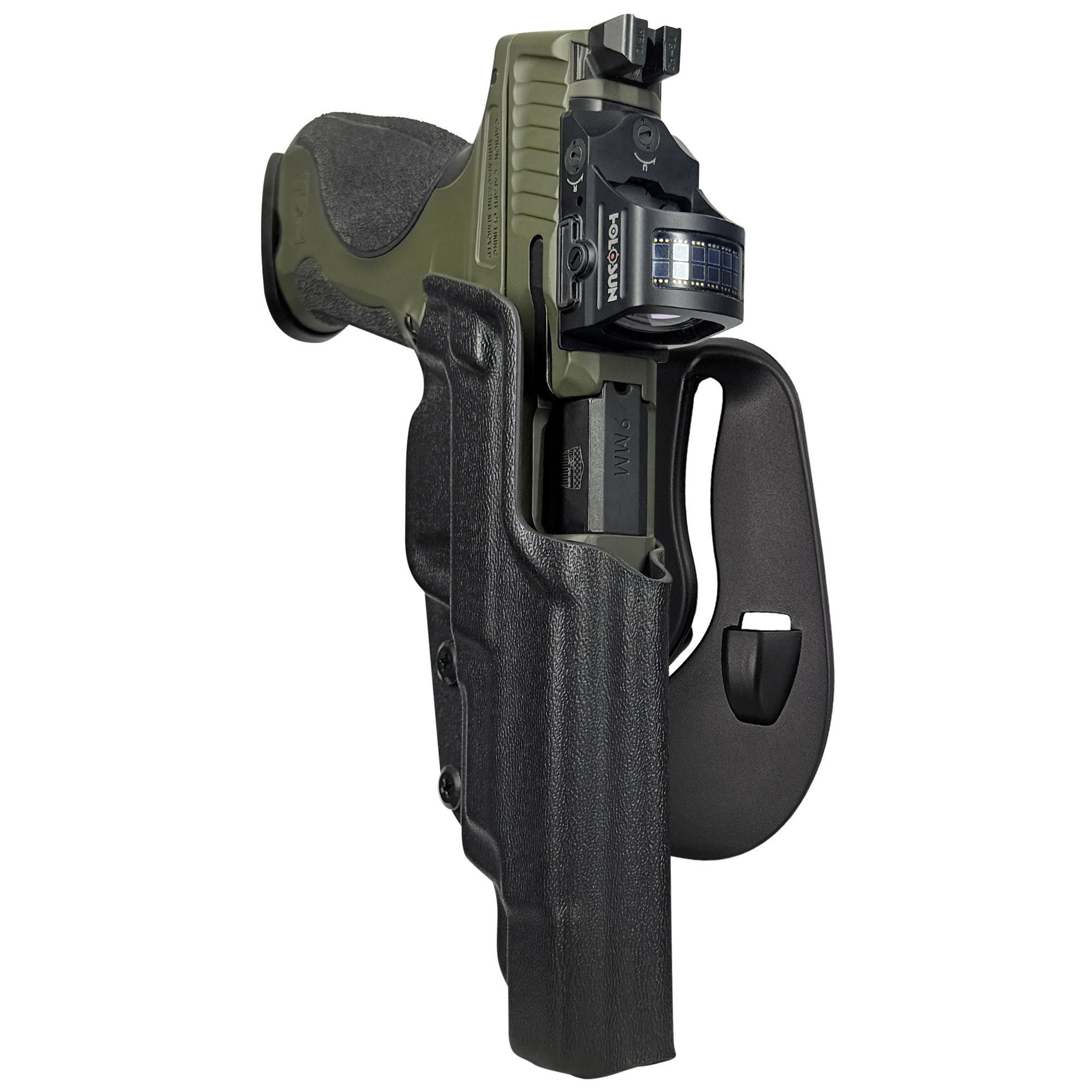 S&W MP9 Spec Series OWB Paddle Holster in Black