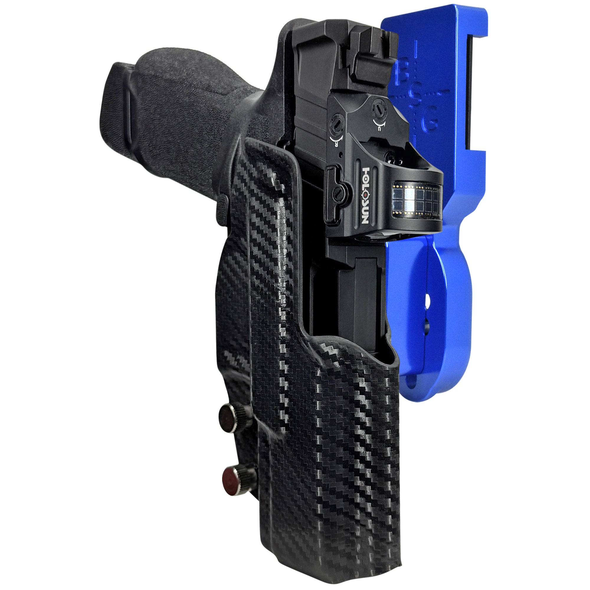 Springfield Echelon 4.0C Pro Heavy Duty Competition Holster in Blue / Carbon Fiber