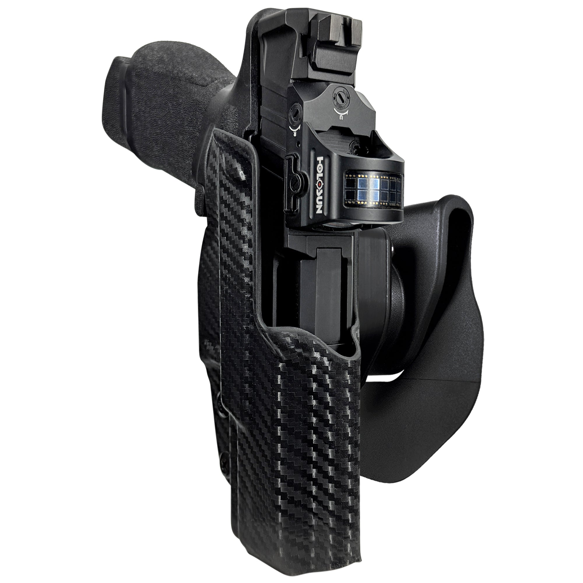 Springfield Echelon 4.0C OWB Quick Release Paddle Holster in Carbon Fiber