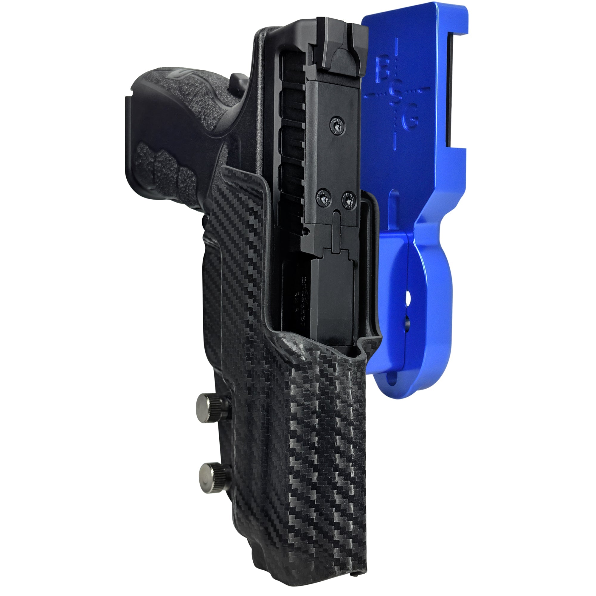Springfield XD Mod.3 Pro Heavy Duty Competition Holster in Blue / Carbon Fiber