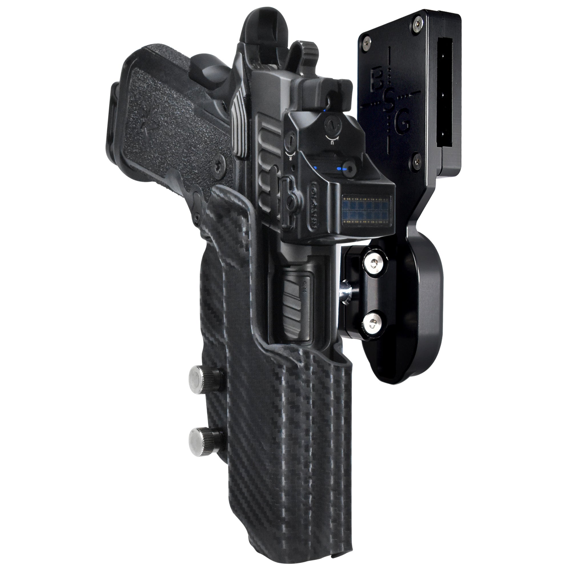 Staccato C Pro Ball Joint Competition Holster in Carbon Fiber