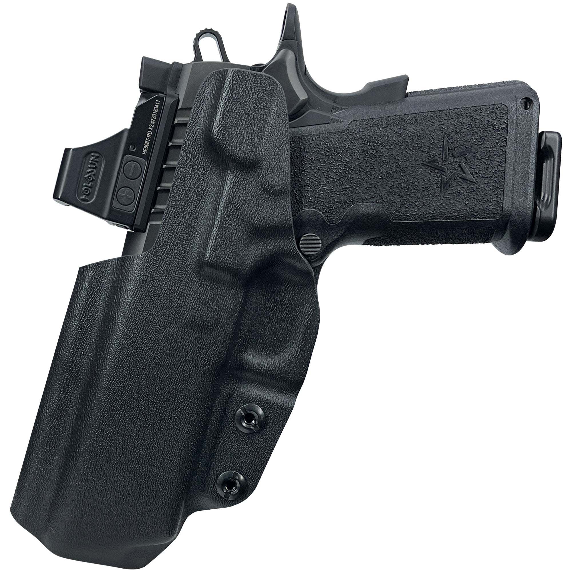 Staccato C Inside the Waistband Holster in Black - Rear