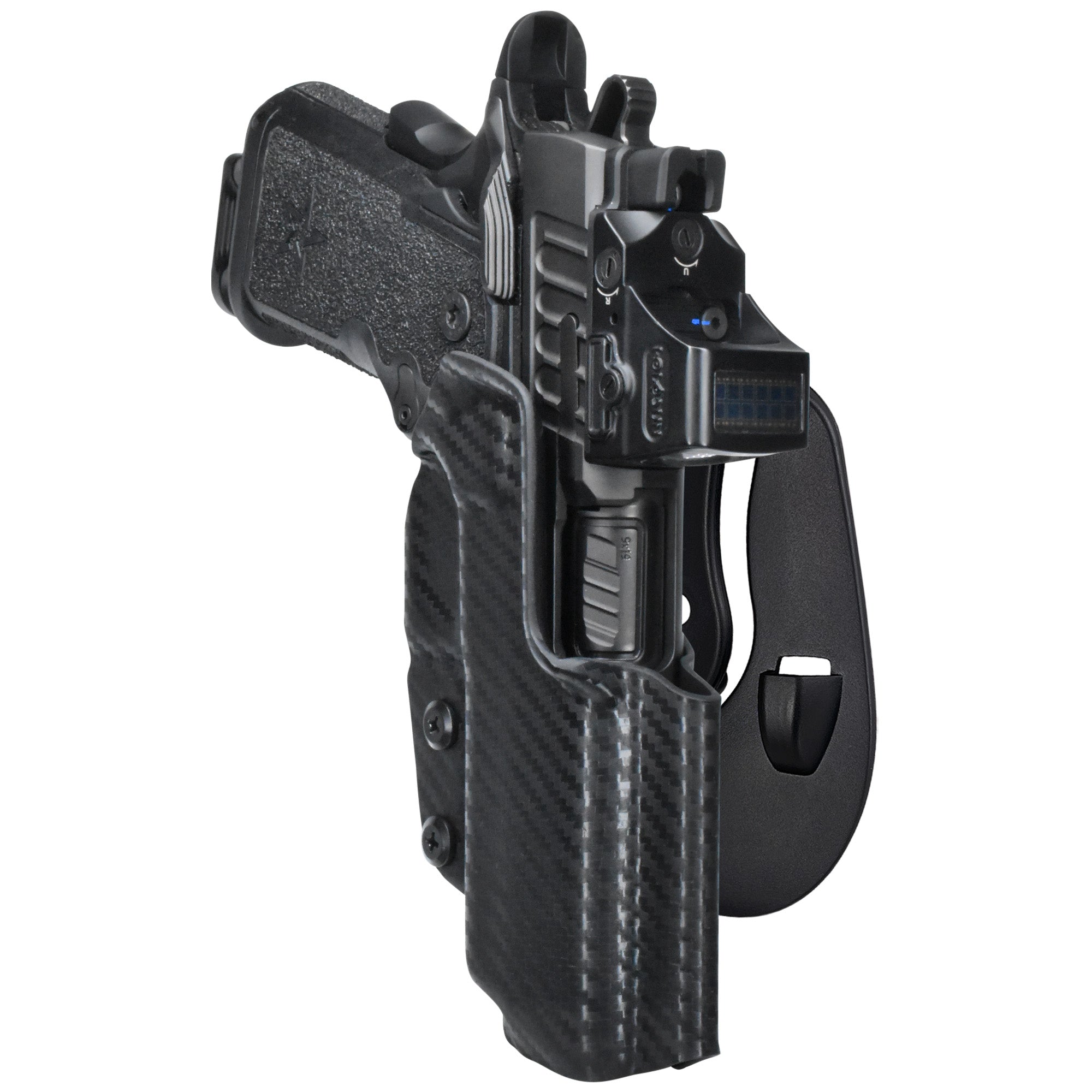Staccato C OWB Paddle Holster in Carbon Fiber