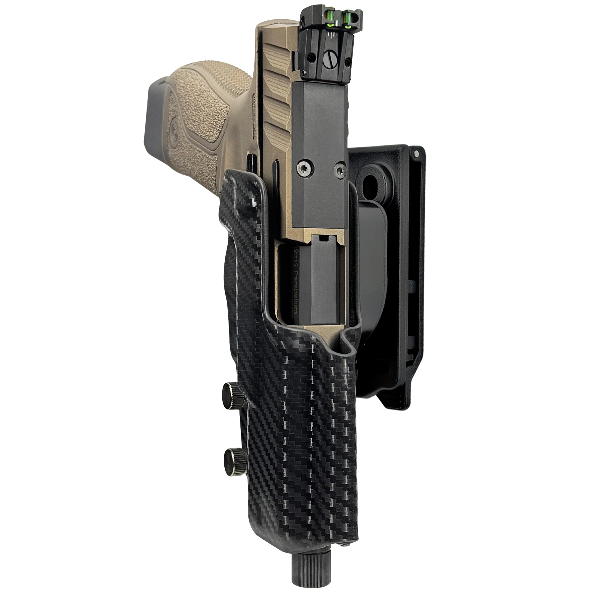 Stoeger STR-9 Combat SX Quick Release IDPA Holster in Carbon Fiber