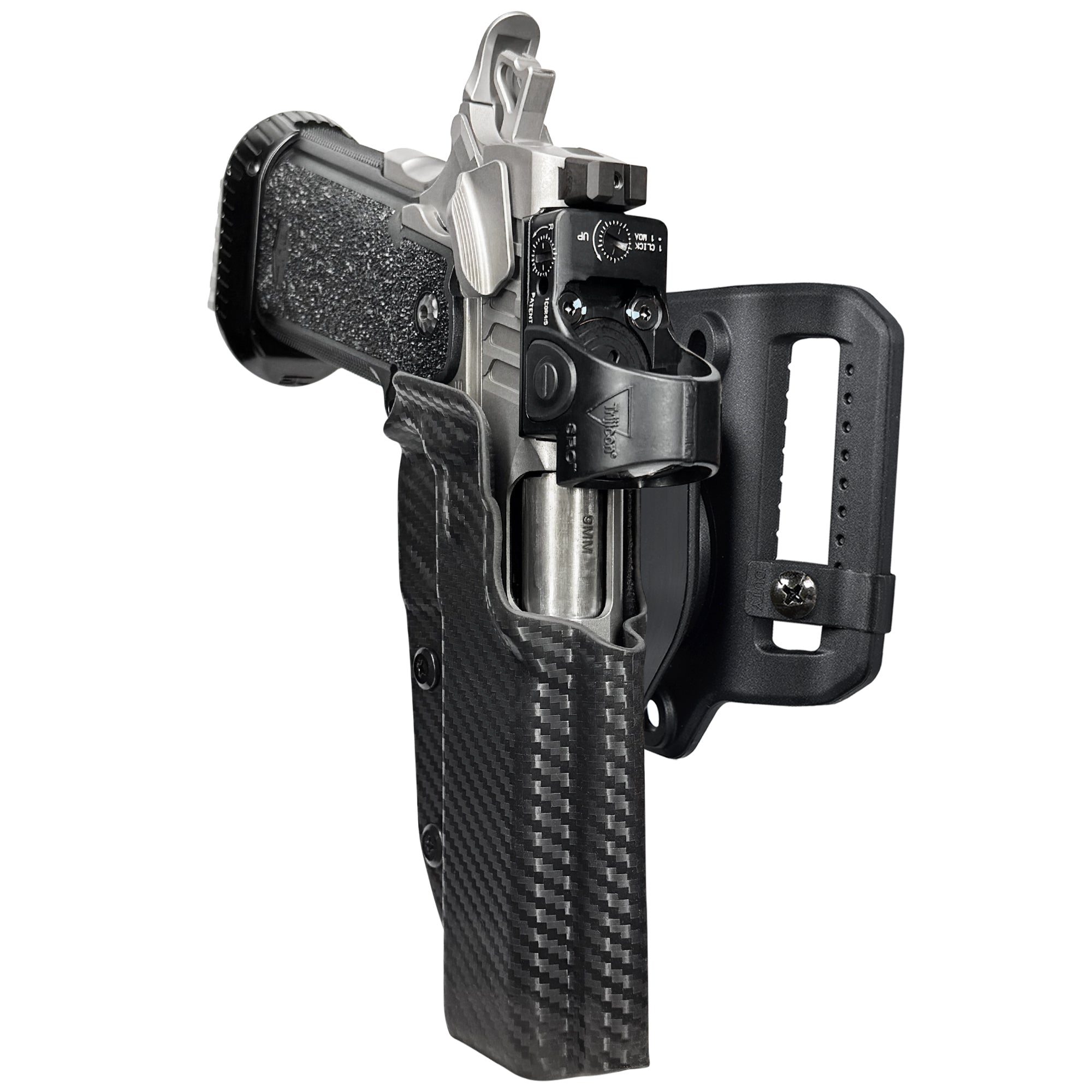 Bul Armory TAC PRO/COMP Quick Release Belt Loop Holster in Carbon Fiber