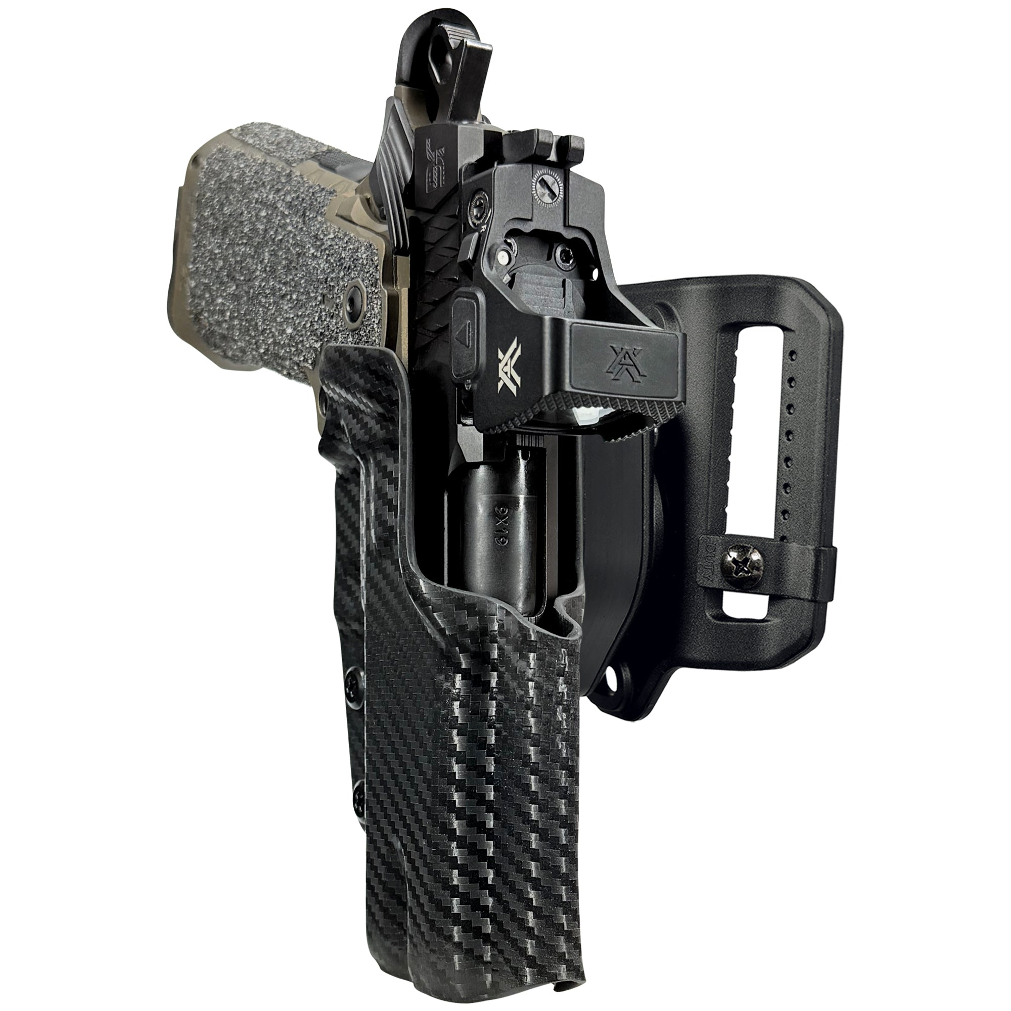 Jacob Grey HEX Quick Release Belt Loop Holster in Carbon Fiber