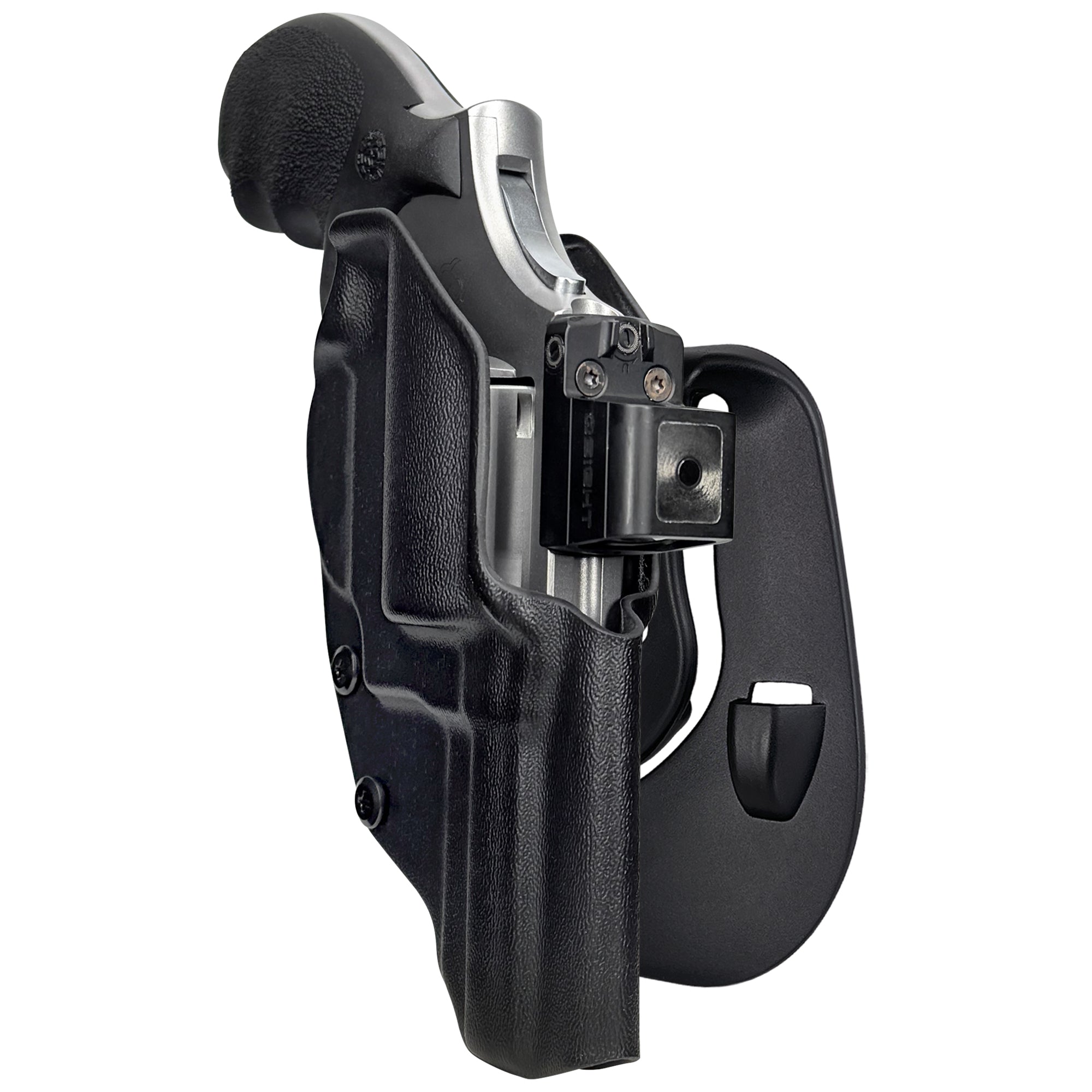 Taurus 66 Combat OWB Paddle Holster in Black