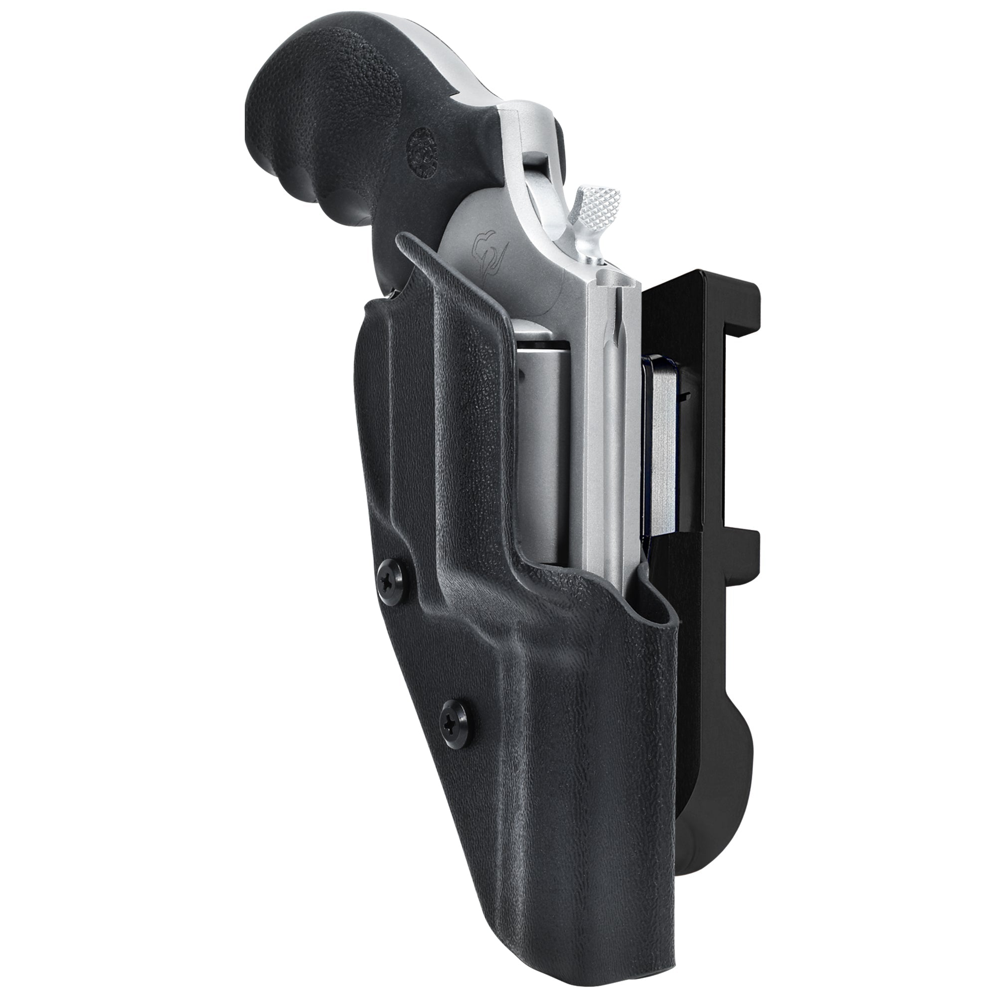 Taurus Defender 605 3in IDPA Quick Mount Holster with Black Belt Attachment, Black Holster Shell