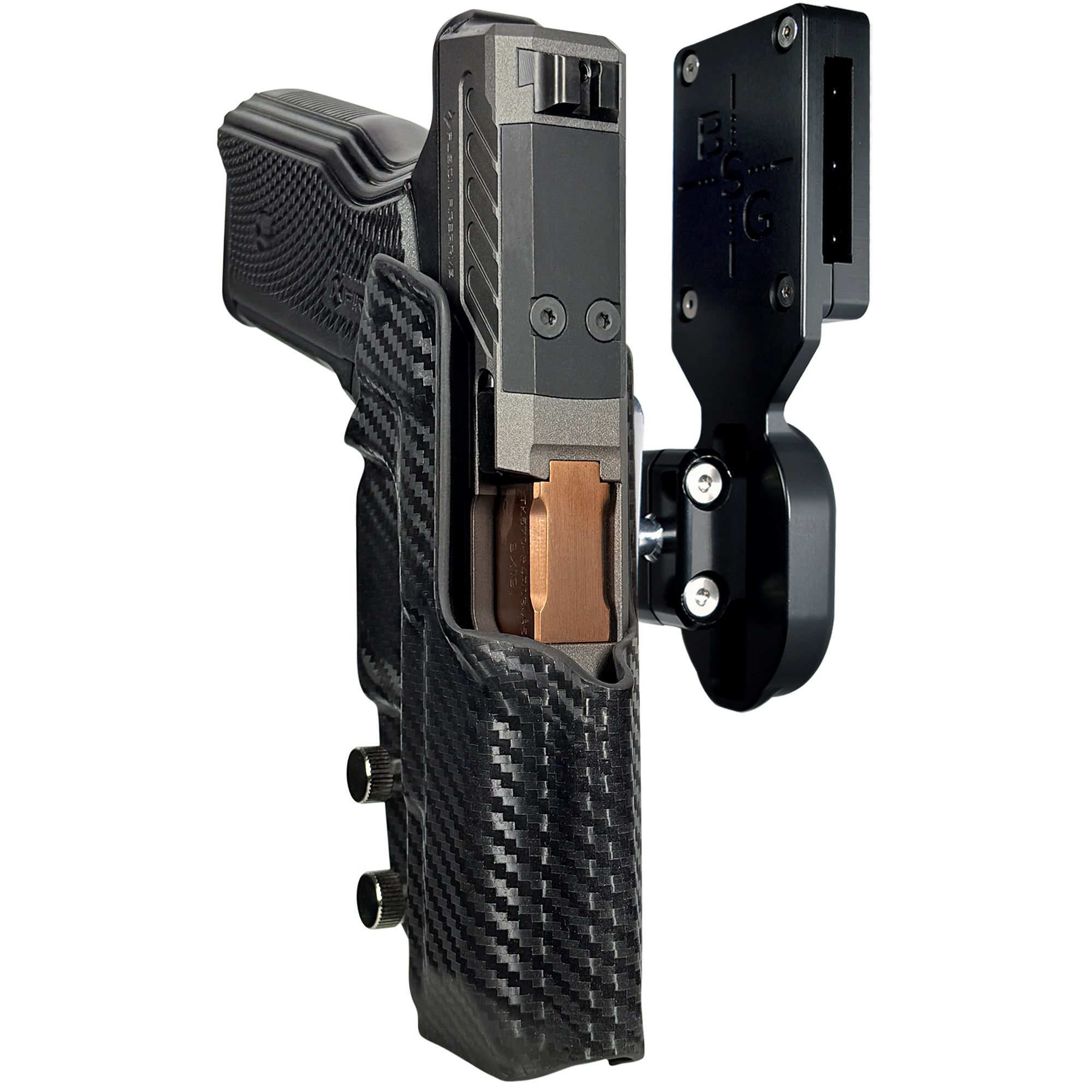 Fusion XF Pro Pro Ball Joint Competition Holster in Carbon Fiber