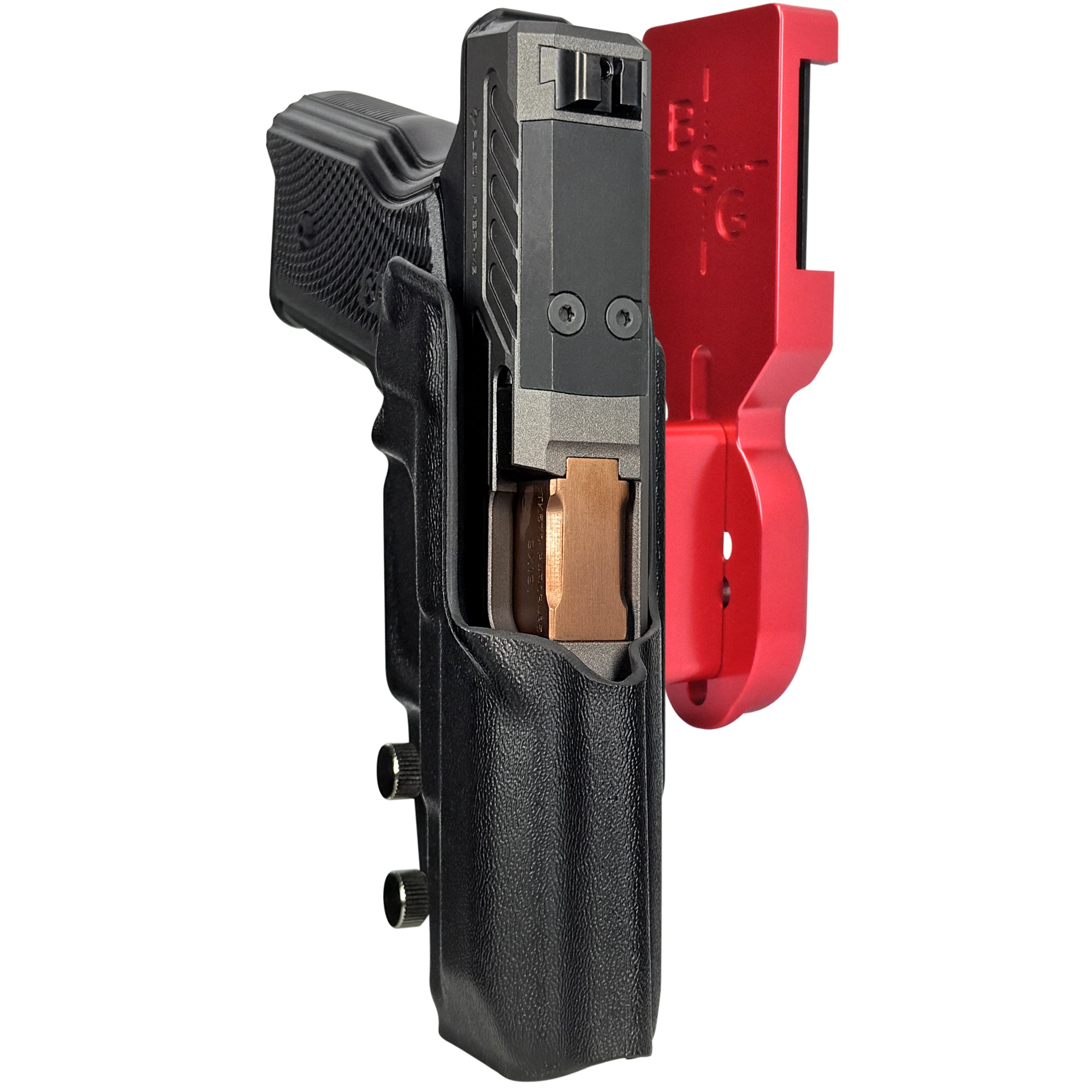 Fusion XF Pro Pro Heavy Duty Competition Holster in Red / Black