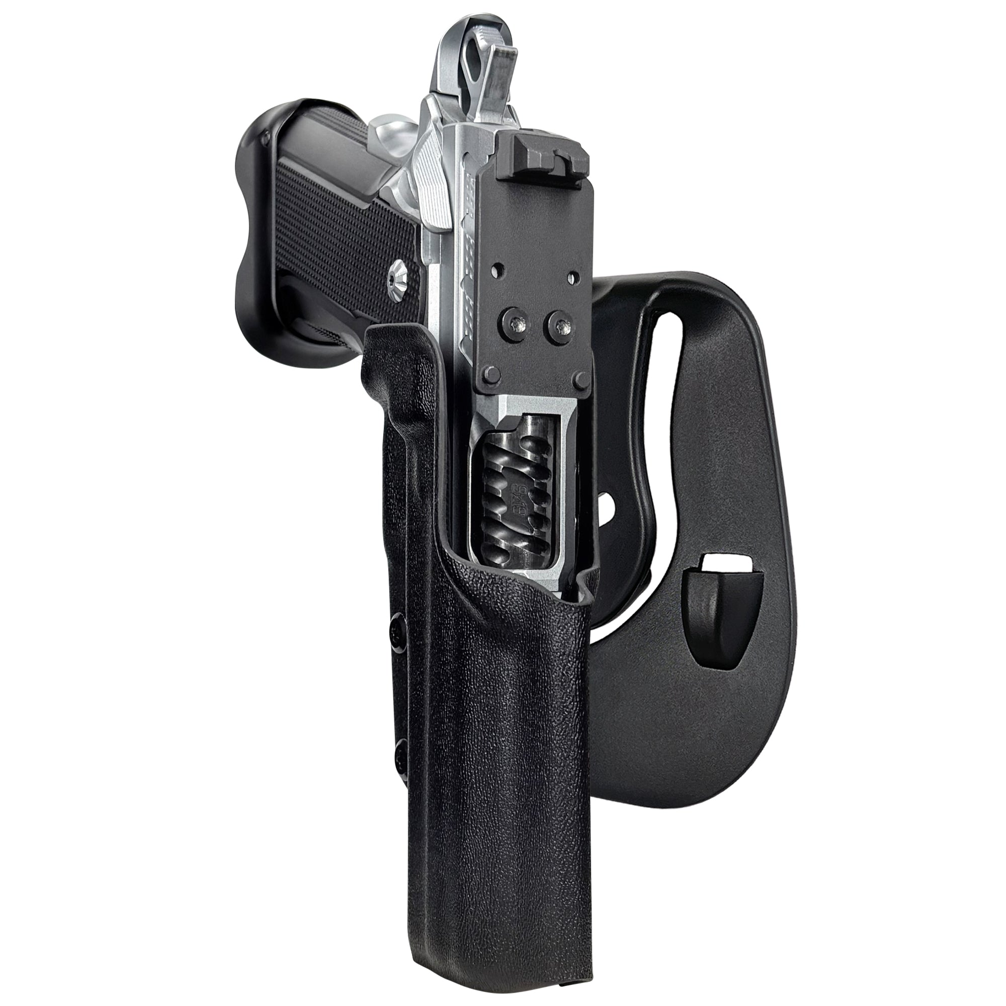 Fusion Firearms XP Comp OWB Paddle Holster in Black