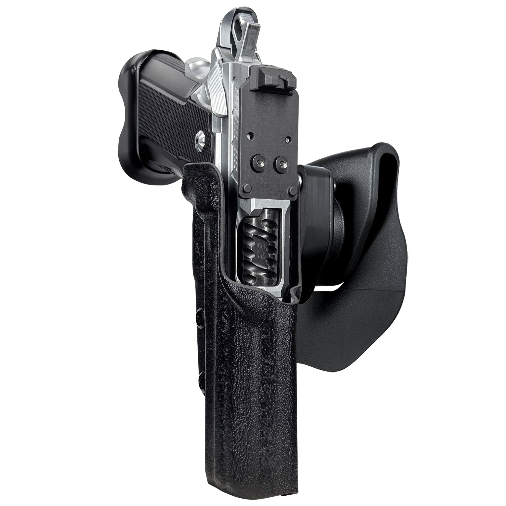 Fusion Firearms XP Comp OWB Quick Release Paddle Holster in Black