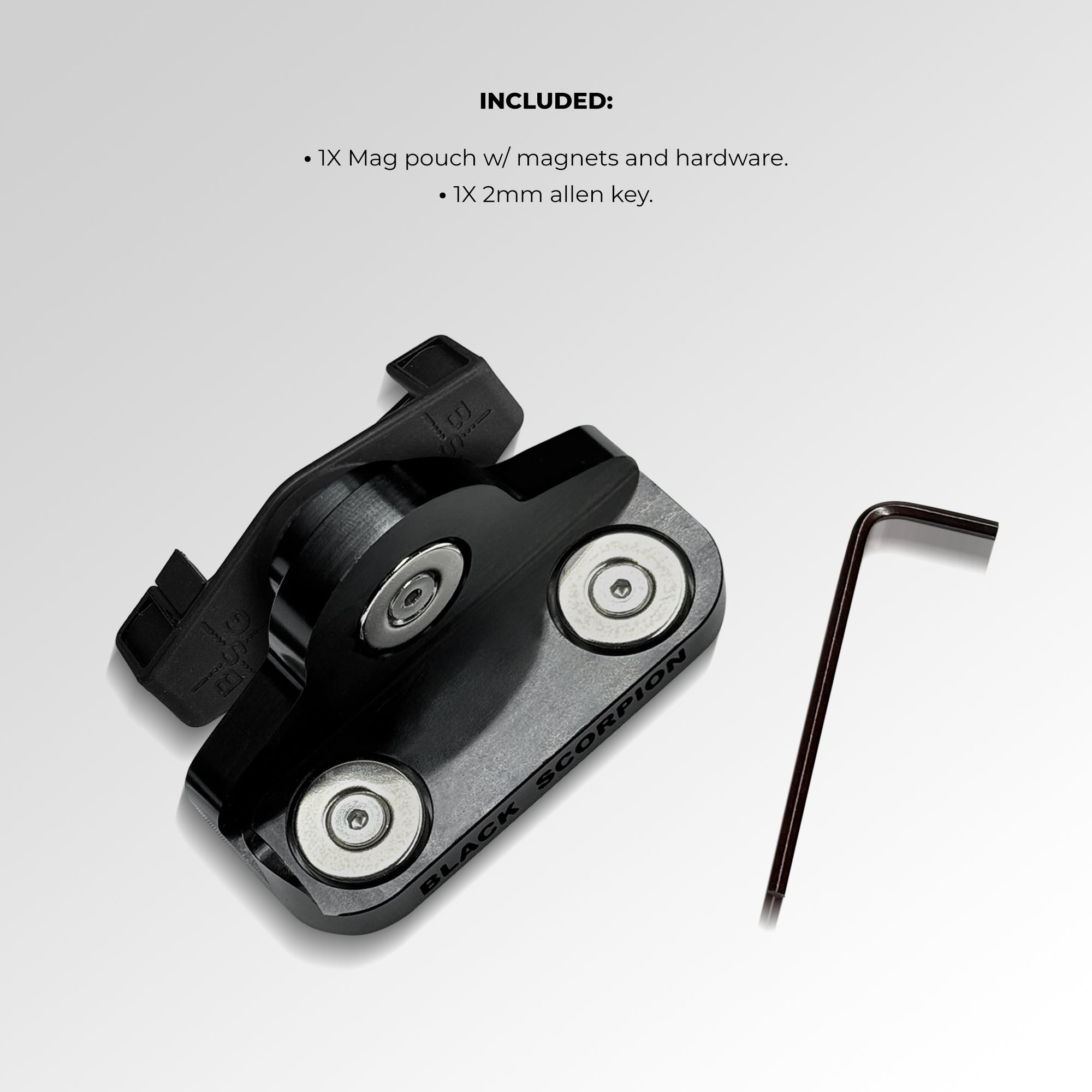 Triple Magnet Universal Magazine Pouch